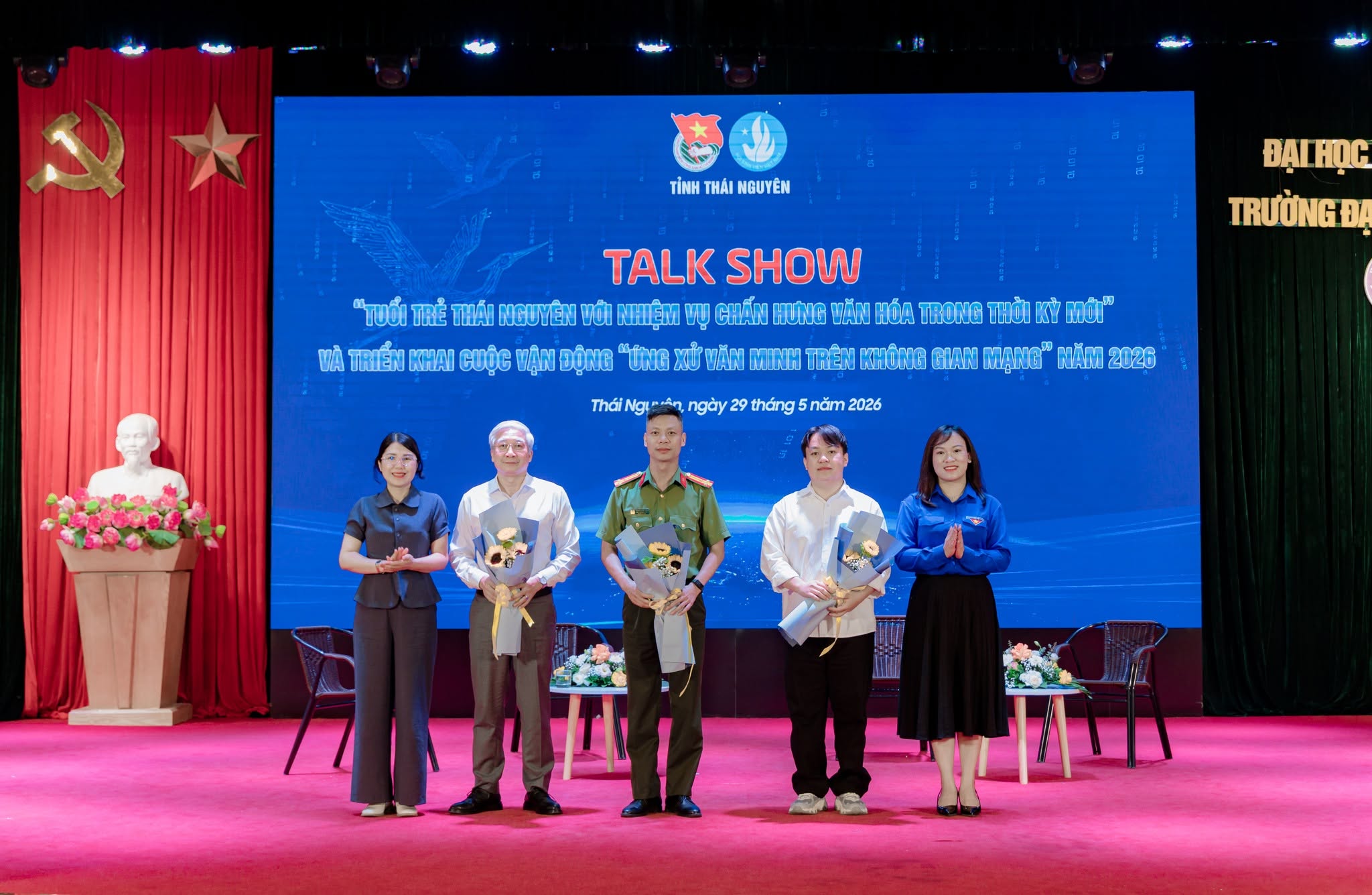  Talk show “Tuổi trẻ Thái Nguyên với nhiệm vụ chấn hưng văn hóa trong thời kỳ mới” và triển khai Cuộc vận động "Ứng xử văn minh trên không gian mạng" năm 2026