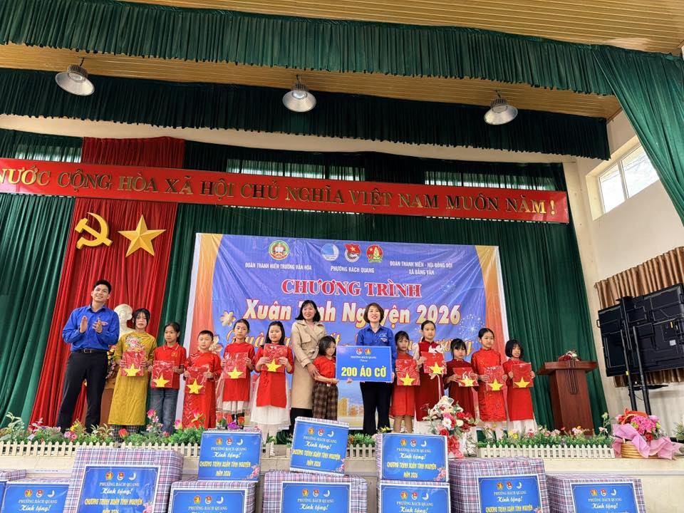  BÁCH QUANG - CHƯƠNG TRÌNH XUÂN TÌNH NGUYỆN NĂM 2026 “XUÂN GẮN KẾT – TẾT YÊU THƯƠNG”