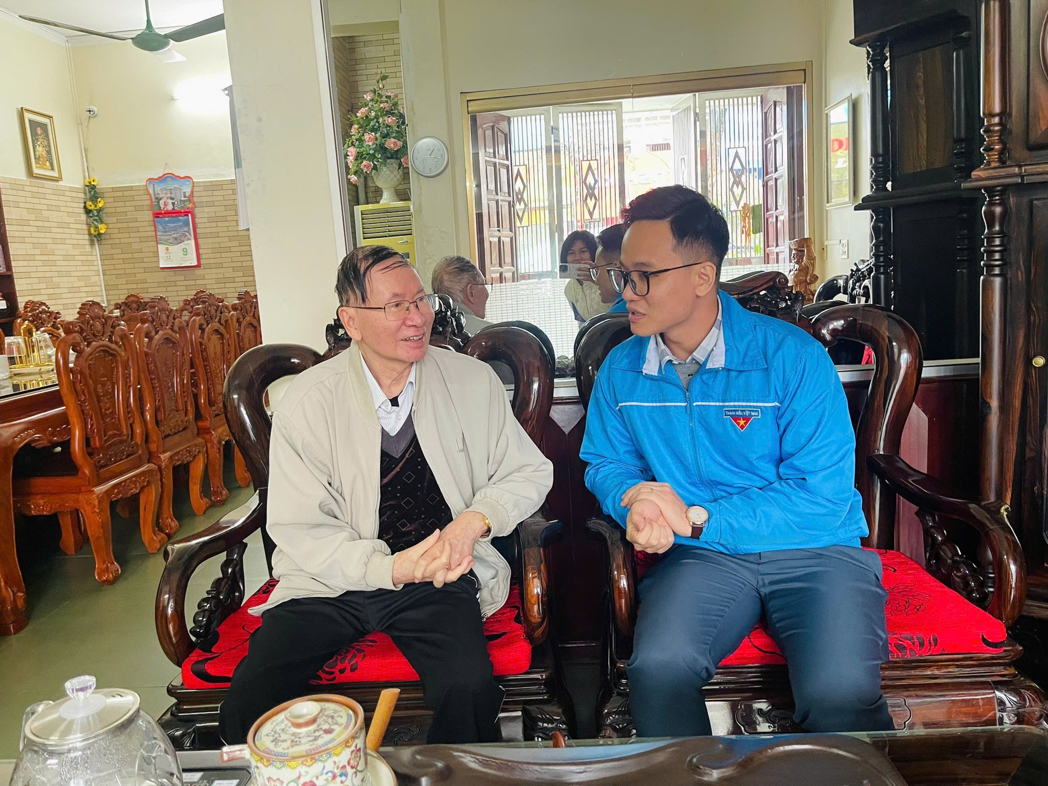 Thường trực Tỉnh đoàn thăm, chúc tết Bí thư Tỉnh đoàn các thời kỳ