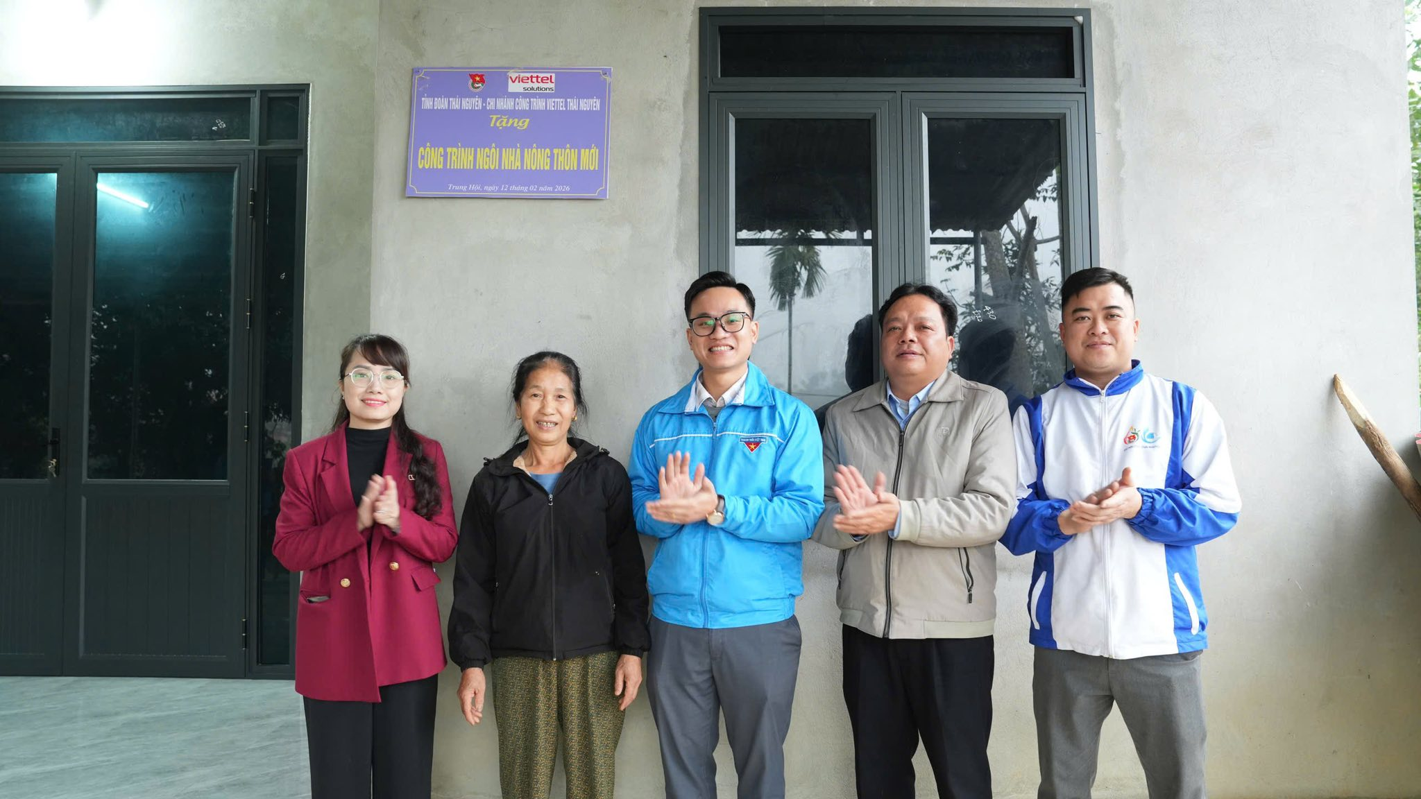 KHÁNH THÀNH “NHÀ NÔNG THÔN MỚI” TẠI XÃ TRUNG HỘI