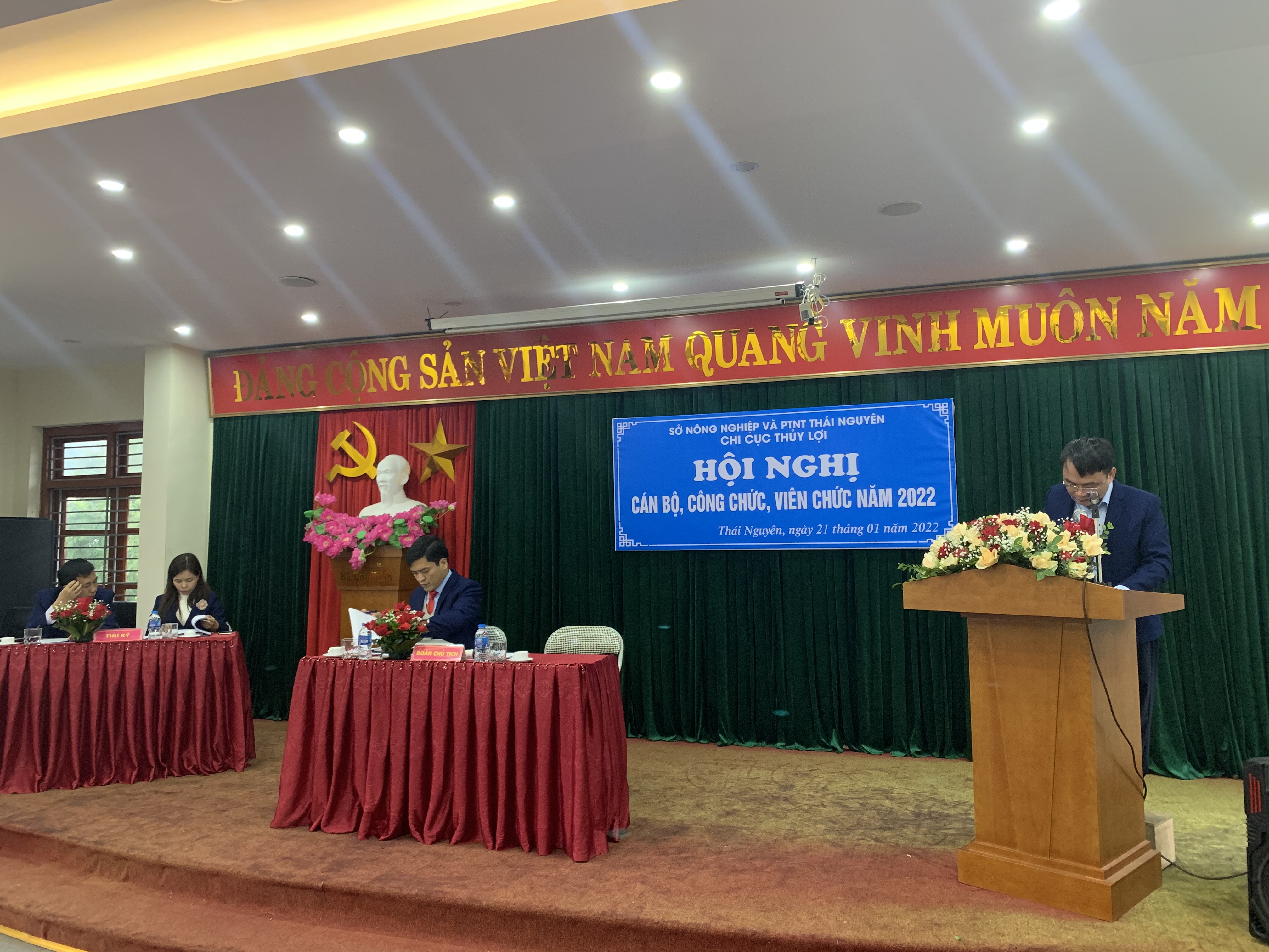 Chi cục Thủy lợi tổ chức Hội nghị cán bộ công chức,viên chức năm 2022