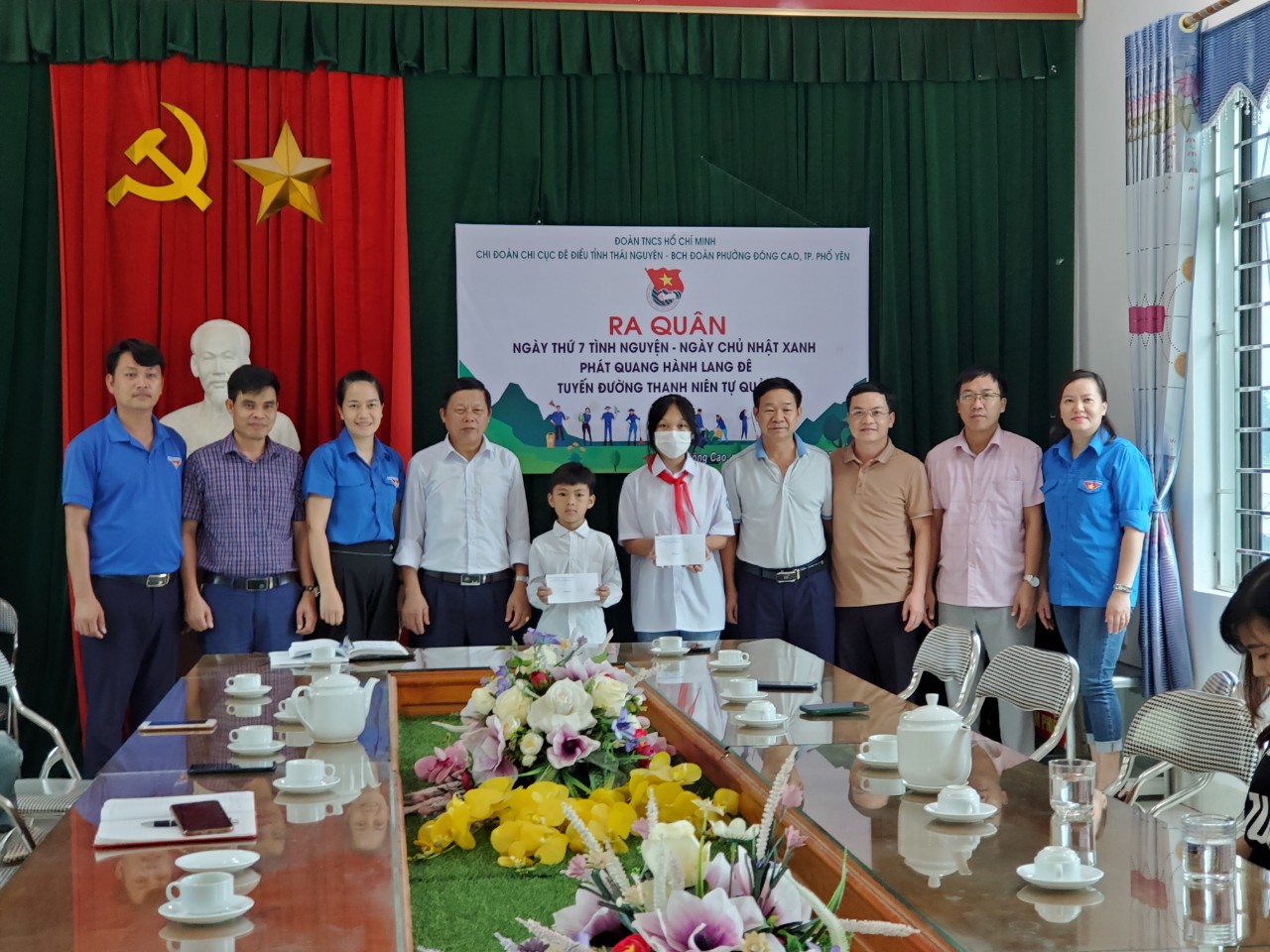 Chi đoàn Chi cục Thủy lợi ra quân ngày thứ 7 tình nguyện năm 2022