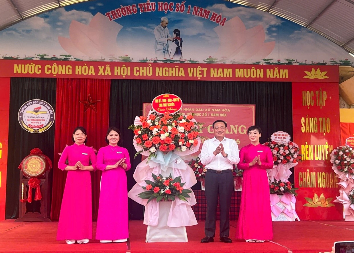 Lễ khai giảng năm học 2025-2026 tại Trường Tiểu học số 1 Nam Hòa,  xã Nam Hòa