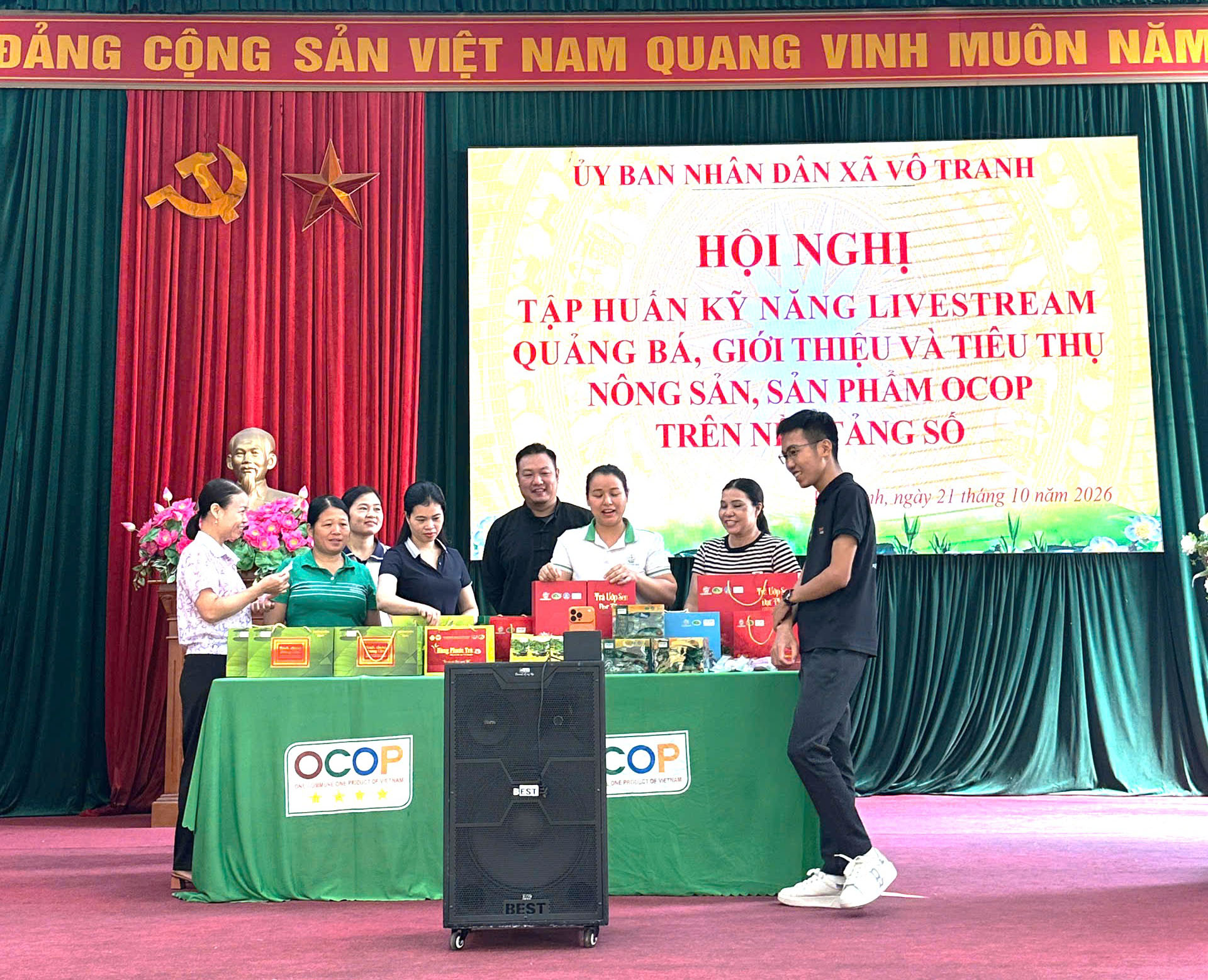 Thúc đẩy tiêu thụ nông sản trên nền tảng số tại xã Vô Tranh