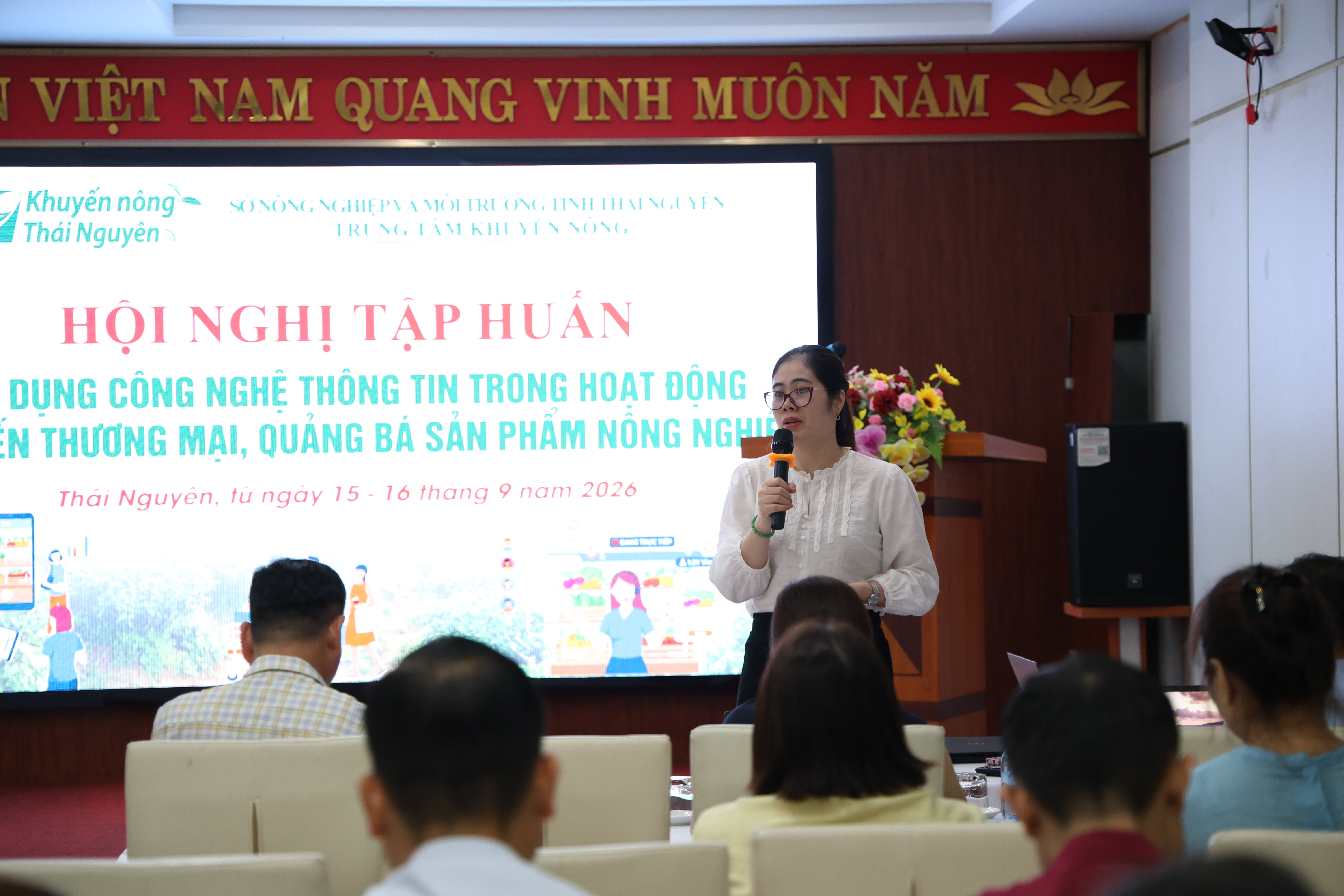 Tập huấn Ứng dụng công nghệ thông tin trong hoạt động xúc tiến thương mại, quảng bá sản phẩm nông nghiệp