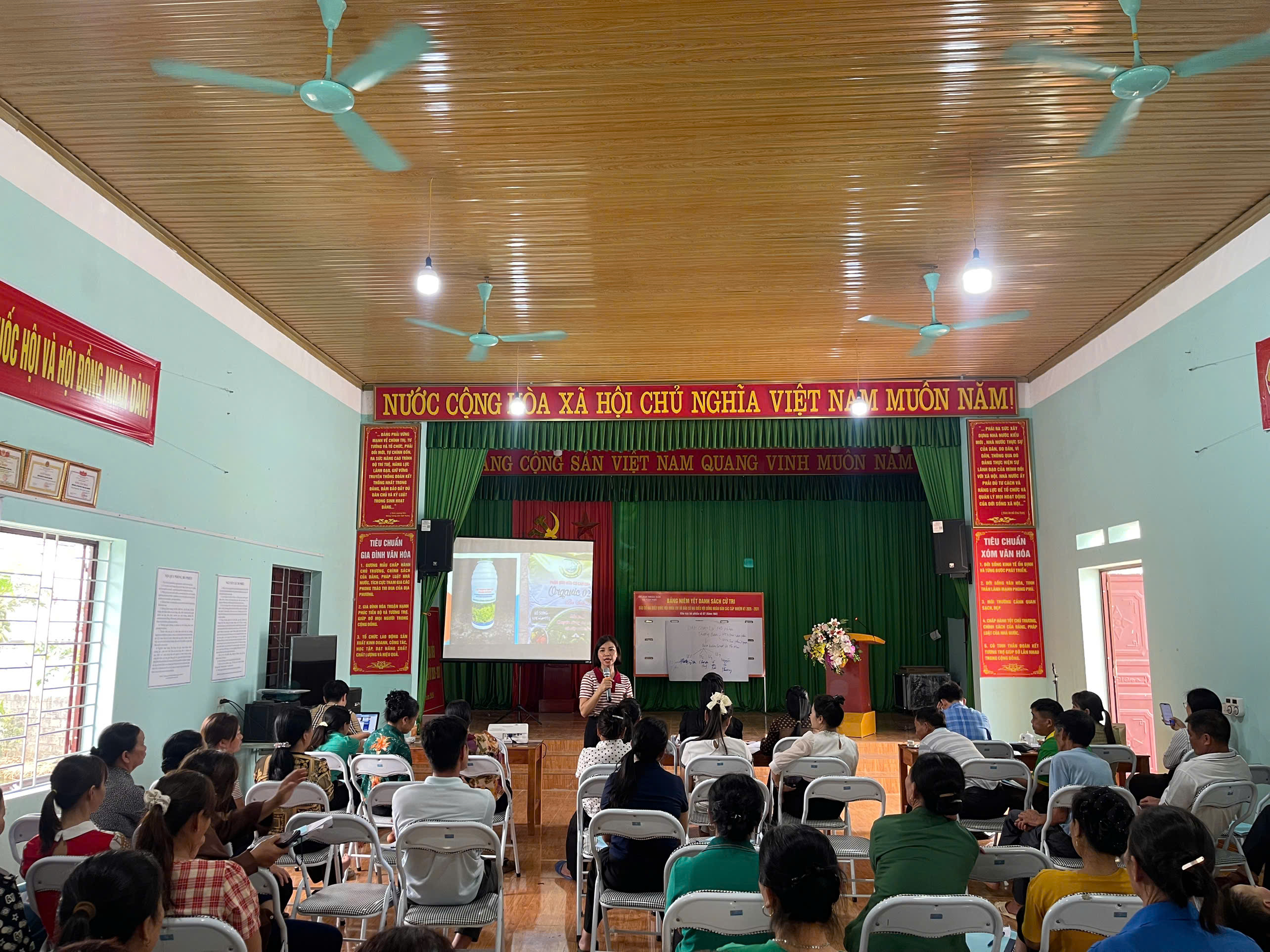 Tập huấn kỹ thuật sản xuất chè theo tiêu chuẩn hữu cơ Việt Nam