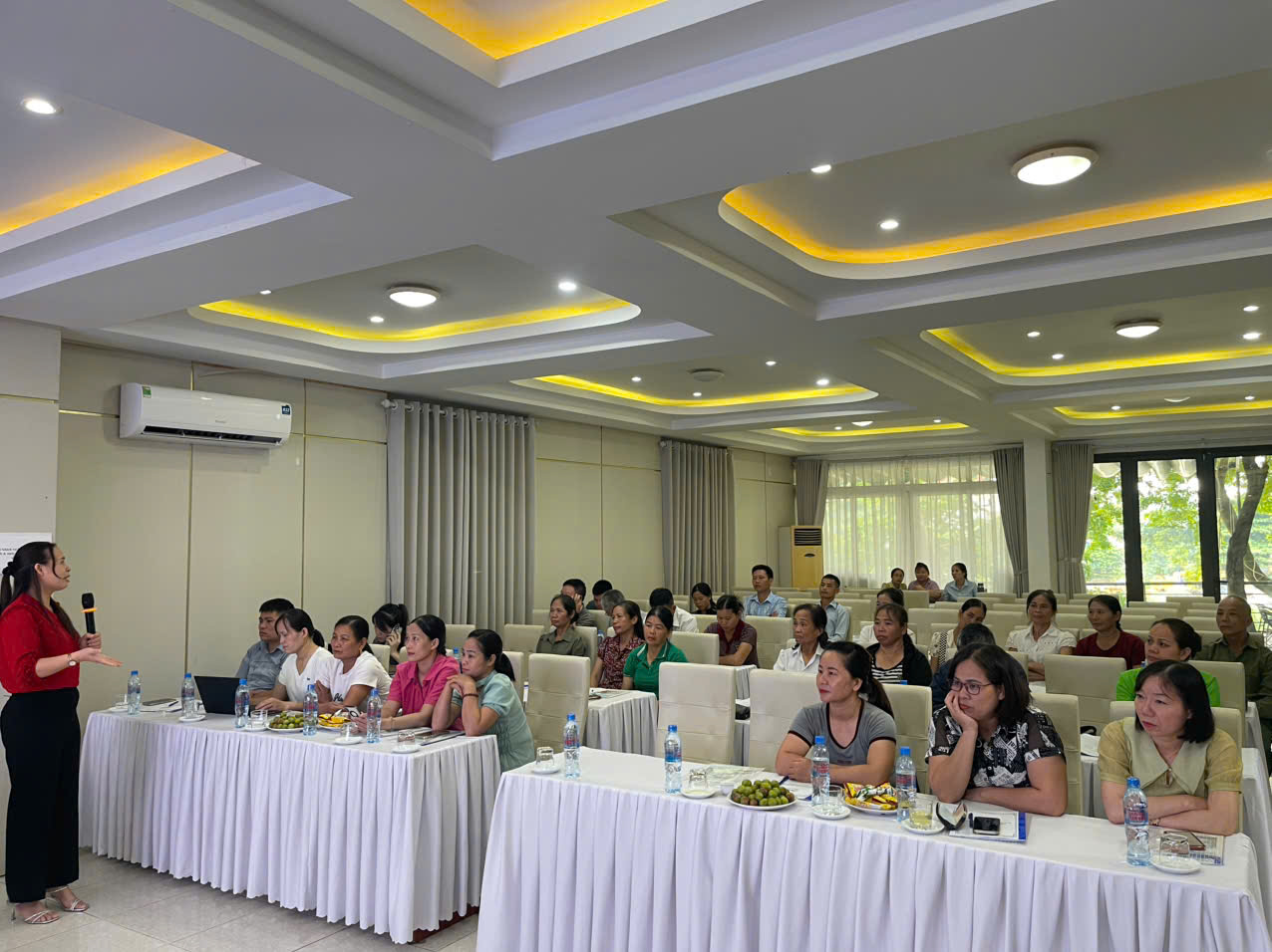 Tập huấn kỹ thuật sản xuất rau màu theo hướng hữu cơ gắn với  giảm phát thải khí nhà kính và du lịch cộng đồng