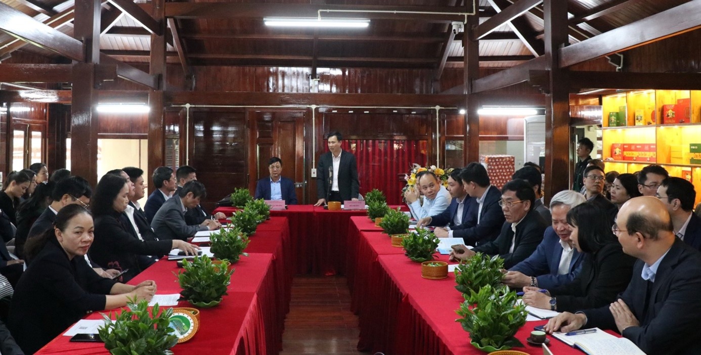 Đoàn cán bộ đại diện KH&CN Việt Nam ở nước ngoài làm việc với tỉnh Thái Nguyên -0