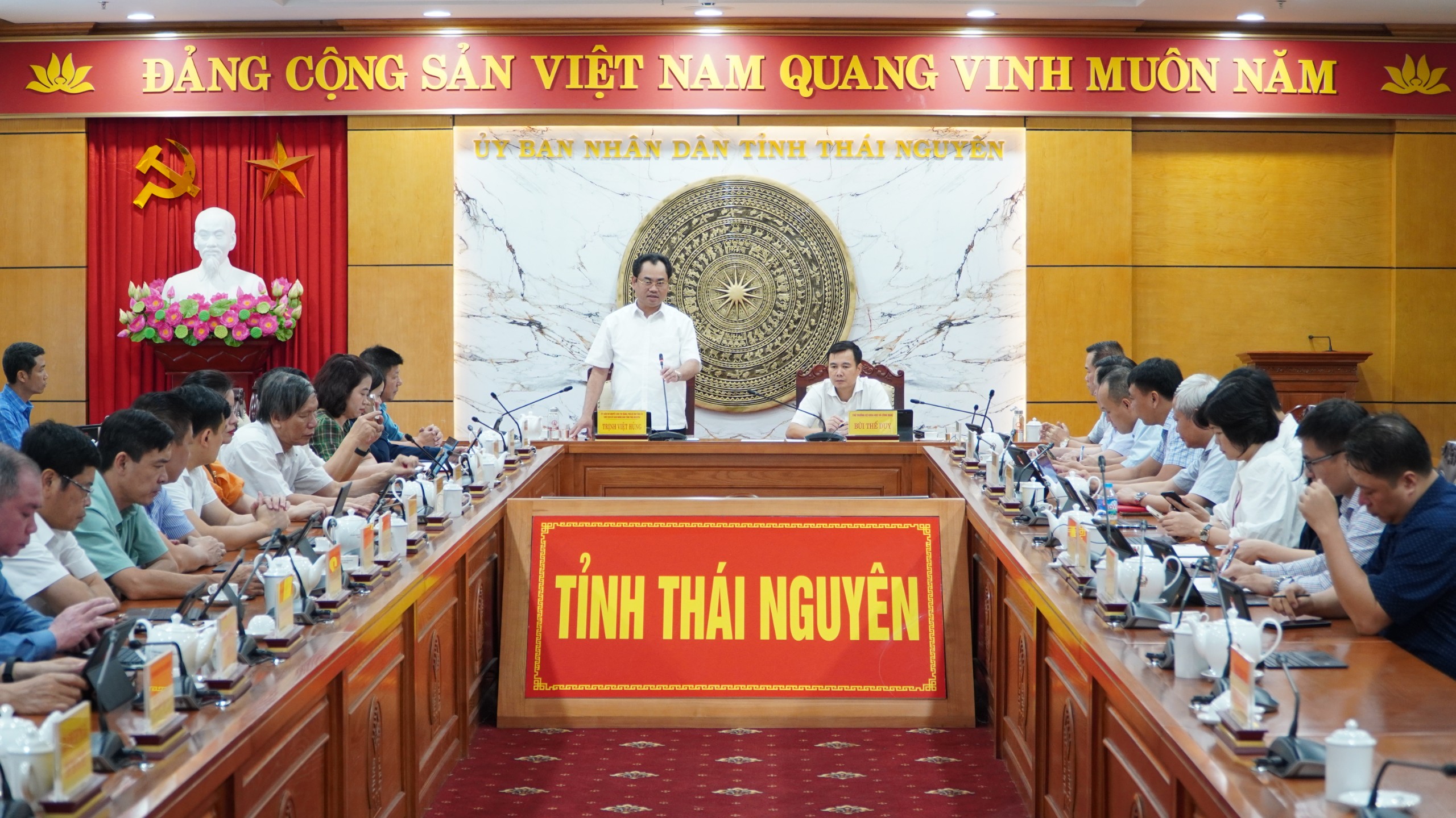 Chương trình làm việc giữa Bộ Khoa học và Công nghệ và UBND tỉnh Thái Nguyên