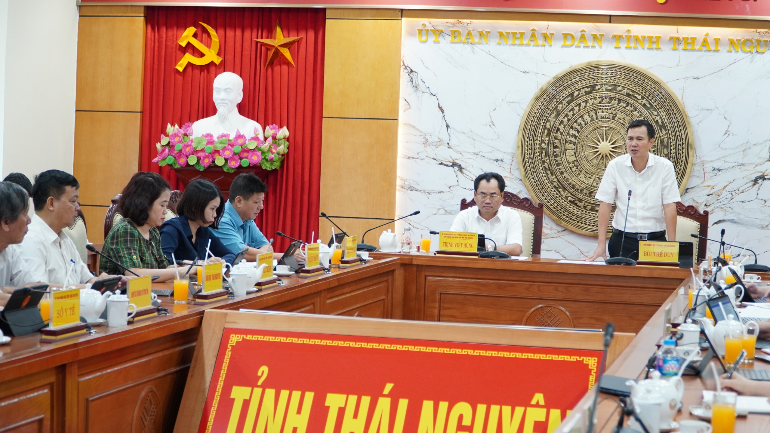 Chương trình làm việc giữa Bộ Khoa học và Công nghệ và UBND tỉnh Thái Nguyên -0