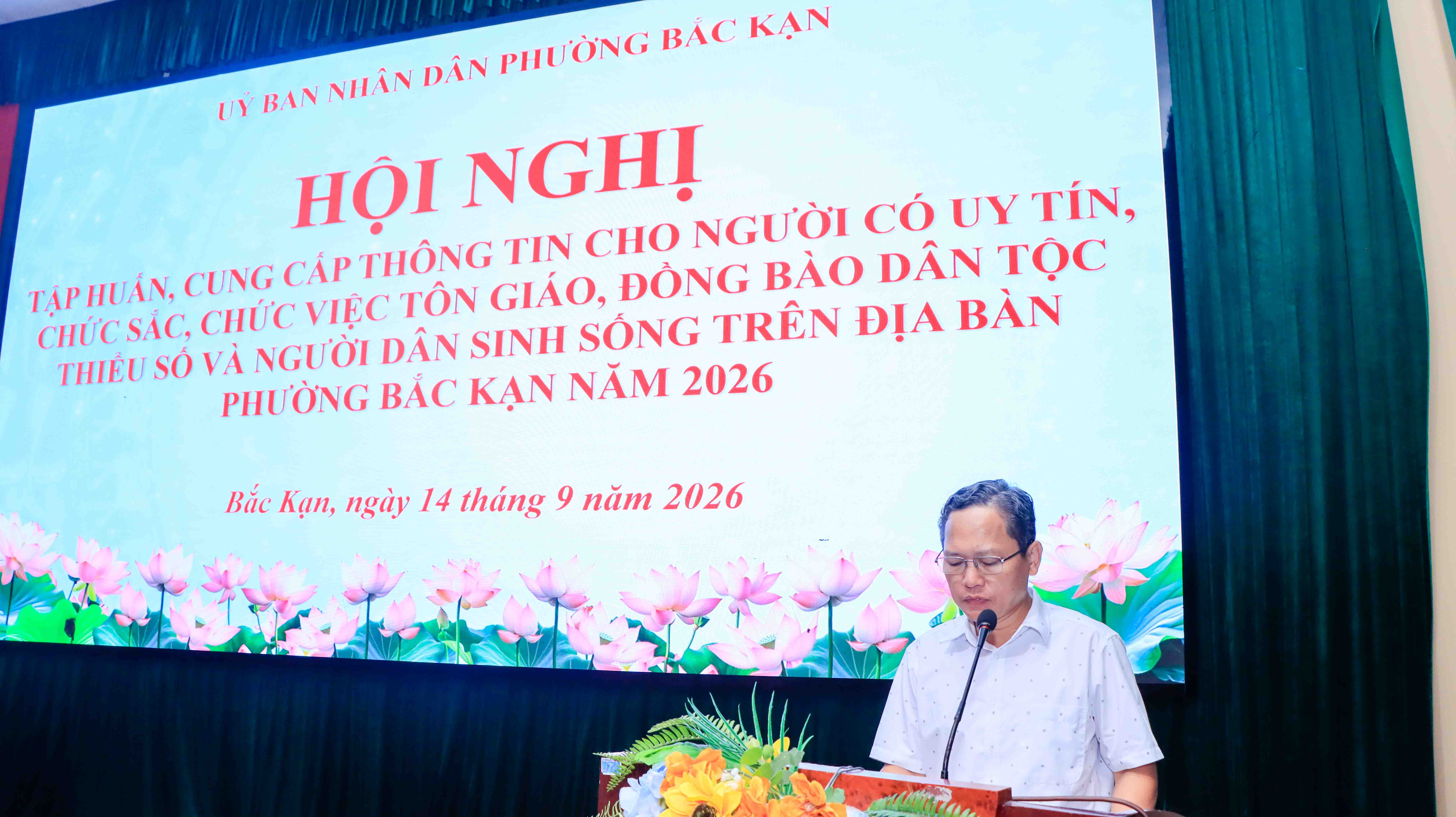 Phường Bắc Kạn tập huấn, cung cấp thông tin cho người có uy tín và đồng bào dân tộc thiểu số năm 2026