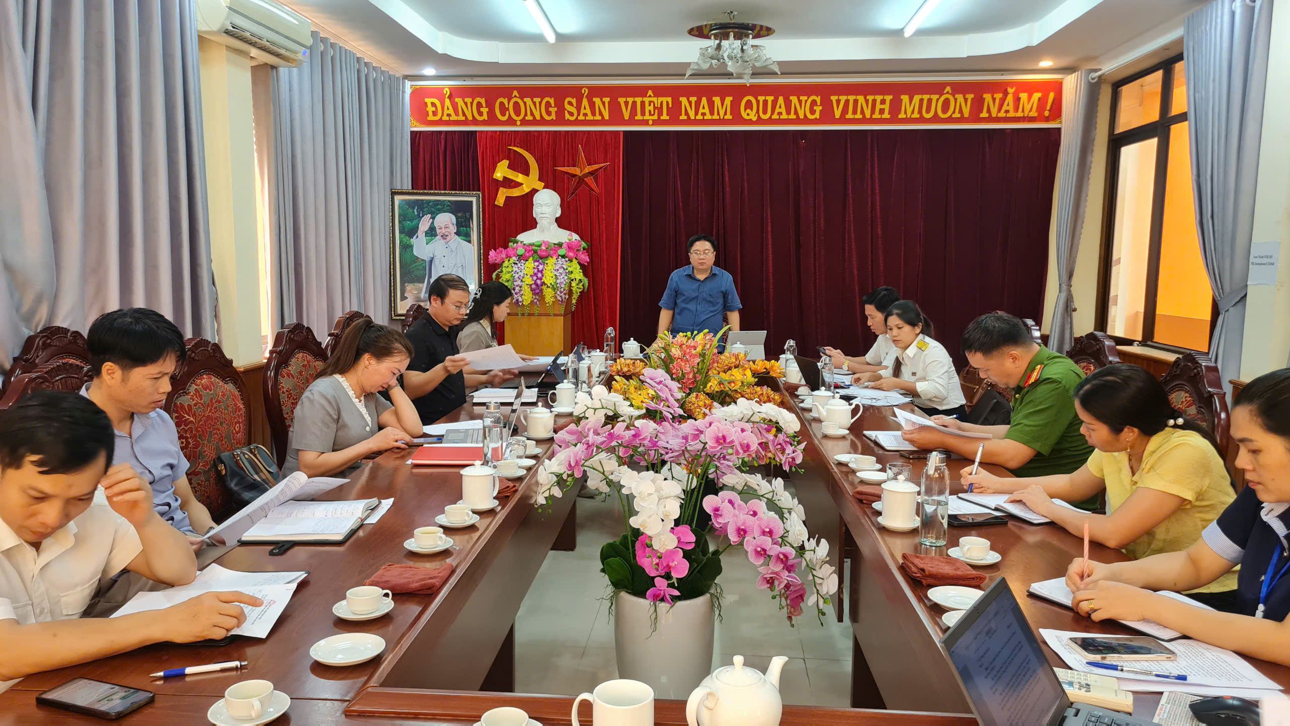Ngân Sơn: Đánh giá tình hình phát triển doanh nghiệp, thu ngân sách, thúc đẩy tăng trưởng kinh tế trên địa bàn xã