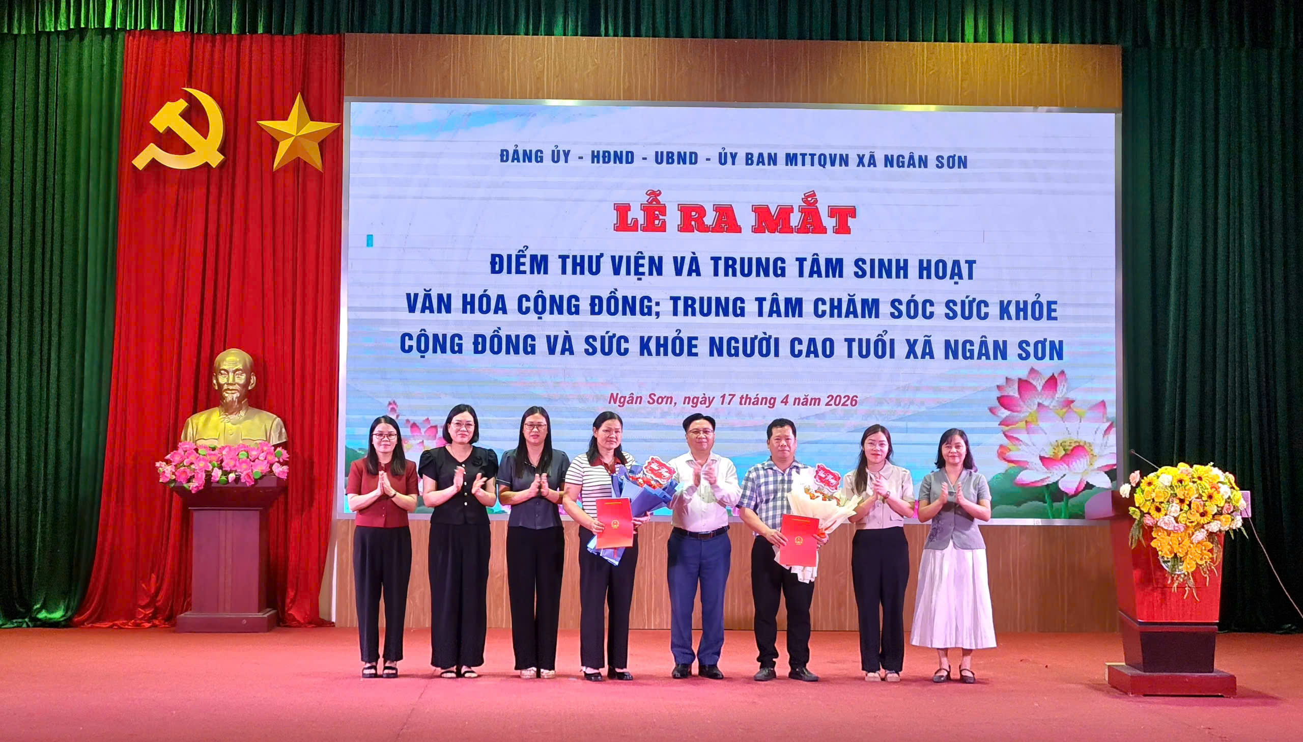 Ngân Sơn ra mắt mô hình Thư viện và Trung tâm sinh hoạt văn hóa cộng đồng, trung tâm chăm sóc sức khỏe cộng đồng và sức khỏe người cao tuổi