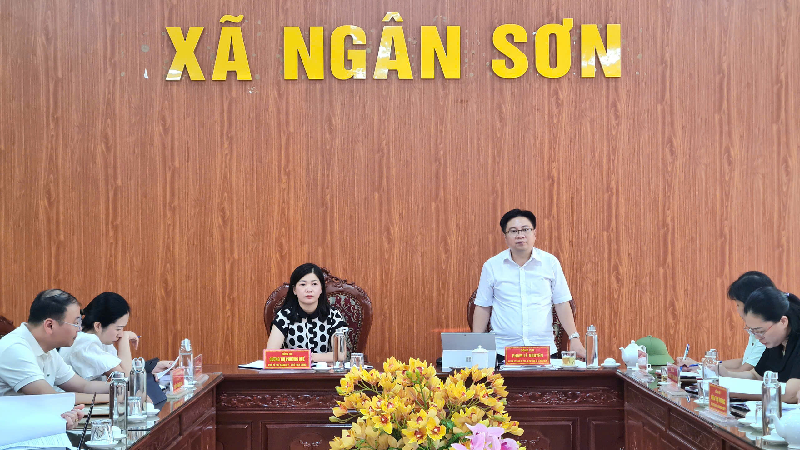 Ngân Sơn: Họp Ban chỉ đạo triển khai phương án sắp xếp, tổ chức lại thôn trên địa bàn xã 