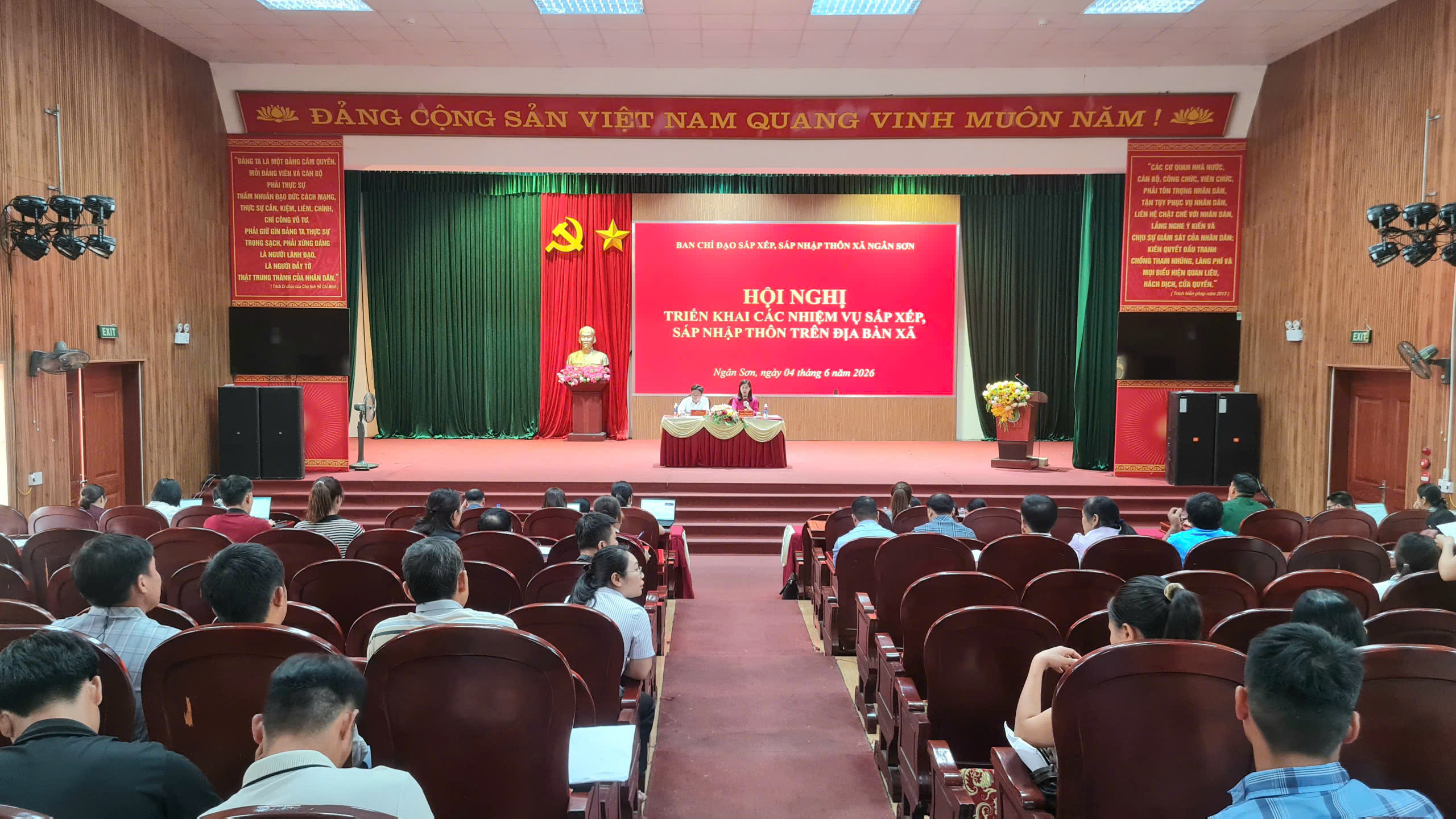 Ngân Sơn: Triển khai các nhiệm vụ sắp xếp, sáp nhập thôn trên địa bàn