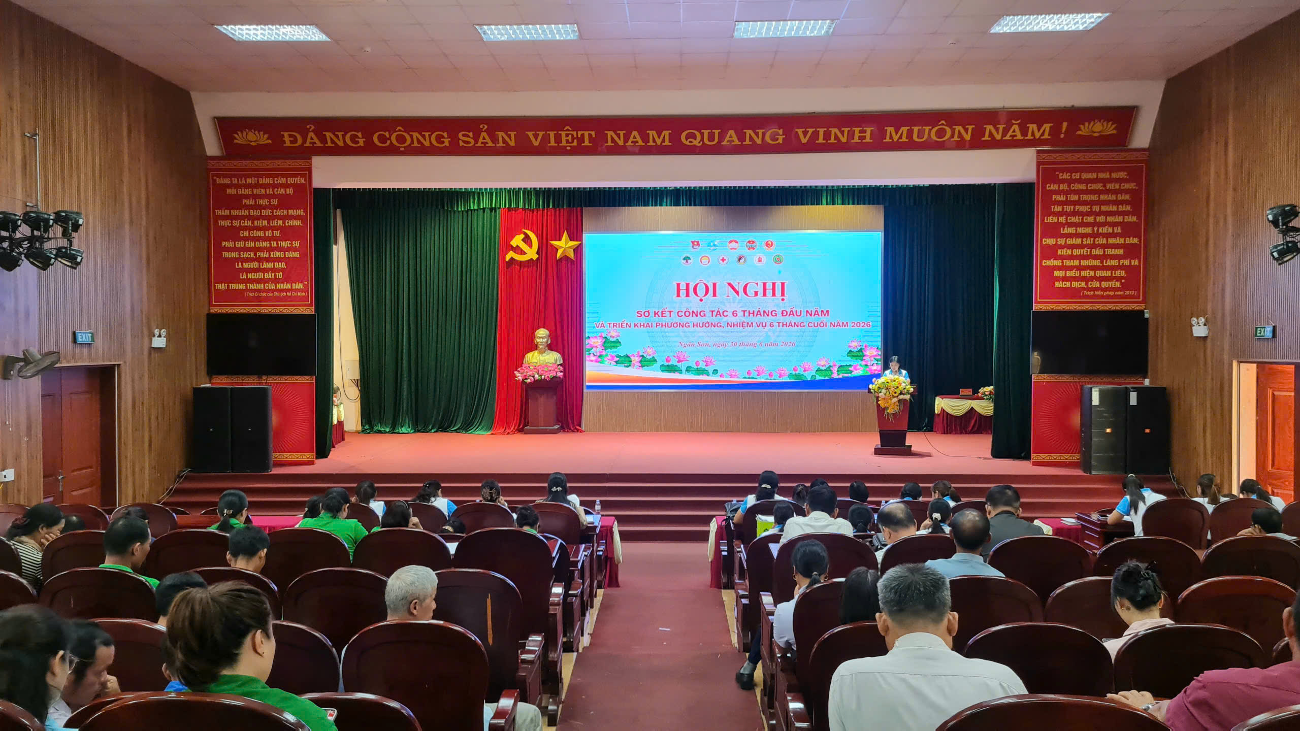 Ngân Sơn: Sơ kết công tác mặt trận 6 tháng đầu năm 2026