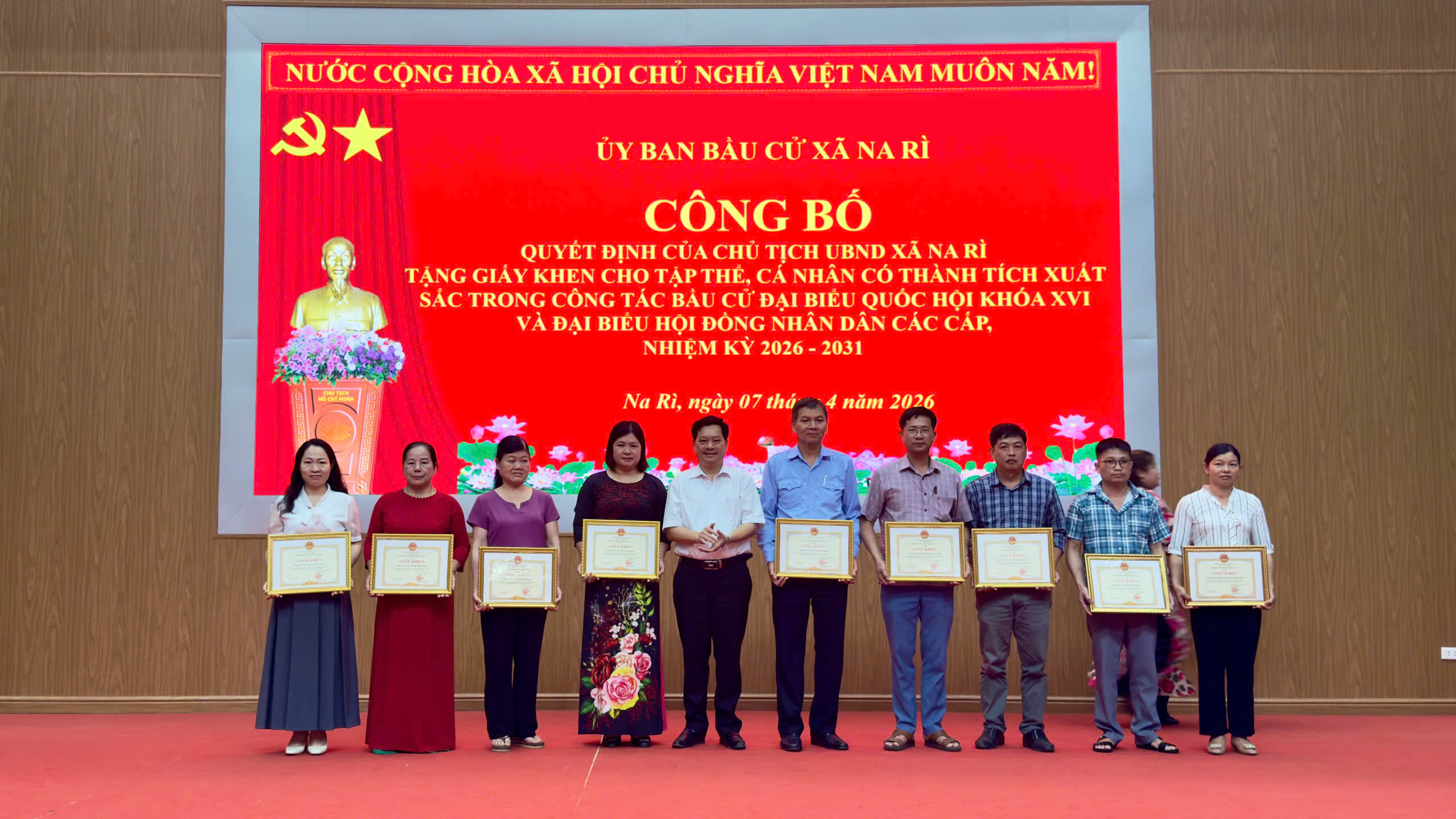 Na Rì tổng kết công tác bầu cử Đại biểu Quốc hội và HĐND các cấp