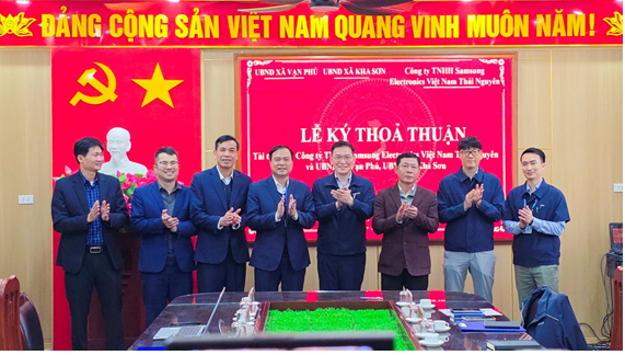 Quỹ Bảo vệ môi trường, rừng và phòng, chống thiên tai phối hợp với Samsung Thái Nguyên hỗ trợ triển khai dự án hoàn nguyên nước năm 2026 trên địa bàn xã Vạn Phú và xã Kha Sơn, tỉnh Thái Nguyên