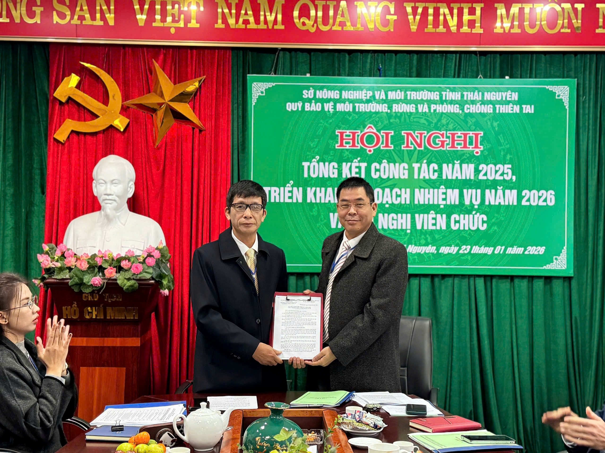 Quỹ Bảo vệ môi trường, rừng và phòng, chống thiên tai tỉnh Thái Nguyên tổ chức Hội nghị tổng kết công tác năm 2025, Kế hoạch nhiệm vụ năm 2026 