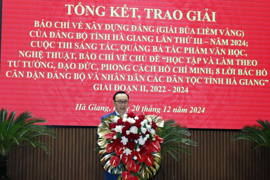 Lễ trao Giải báo chí về xây dựng Đảng, Cuộc thi Sáng tác, quảng bá các tác phẩm văn học, nghệ thuật, báo chí về chủ đề học tập và làm theo tư tưởng, đạo đức, phong cách Hồ Chí Minh
