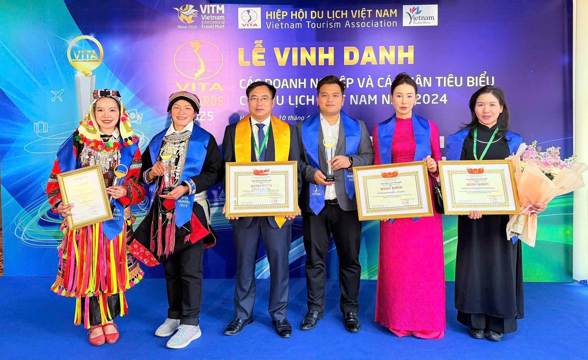 Hà Giang có 6 doanh nghiệp, cá nhân được vinh danh trong chương trình Việt Nam Travel Award năm 2024