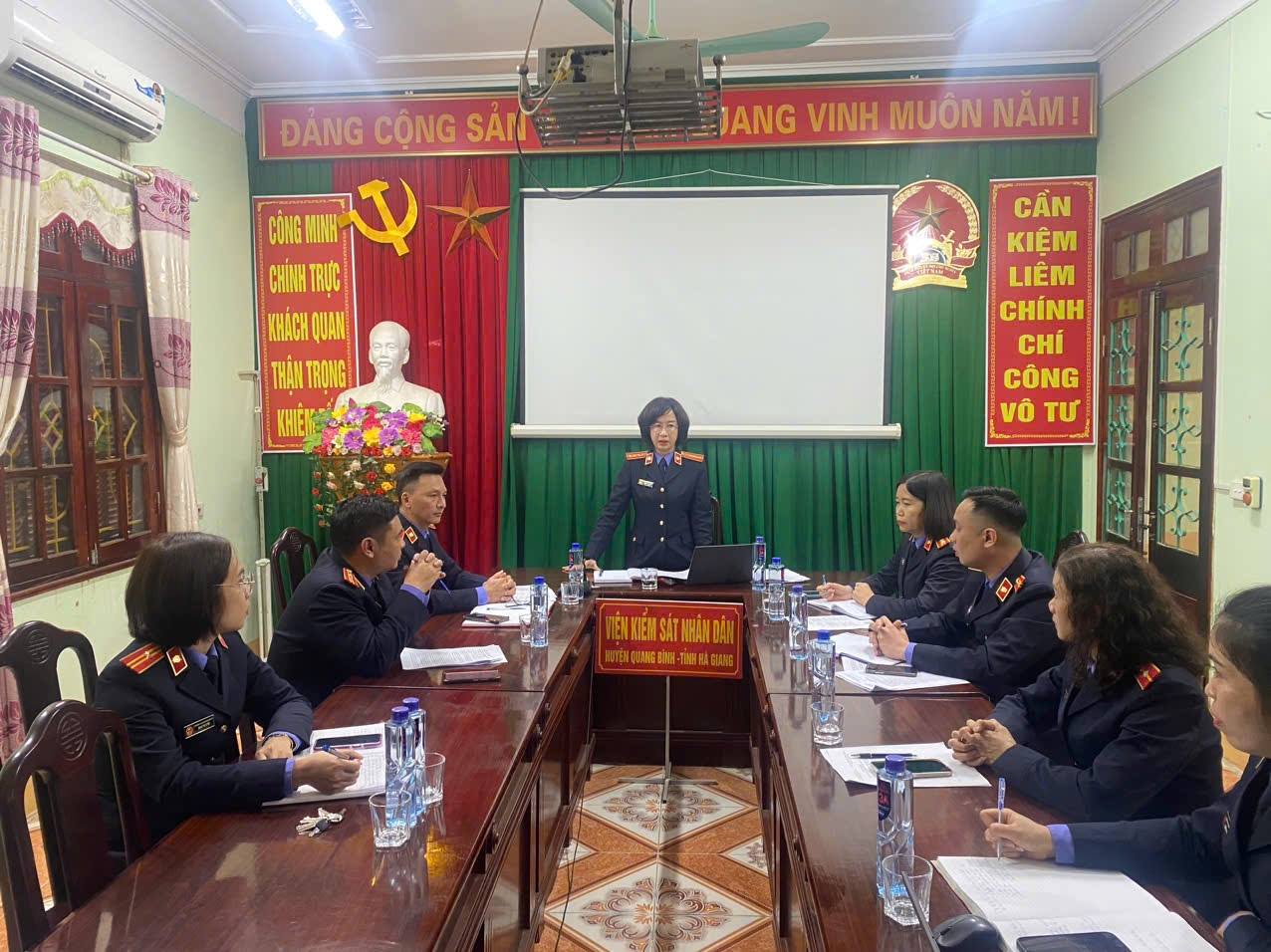 Viện kiểm sát nhân dân huyện Quang Bình ứng dụng công nghệ thông tin, chuyển đổi số trong việc thực hiện triển khai công tác kiểm sát năm 2025
