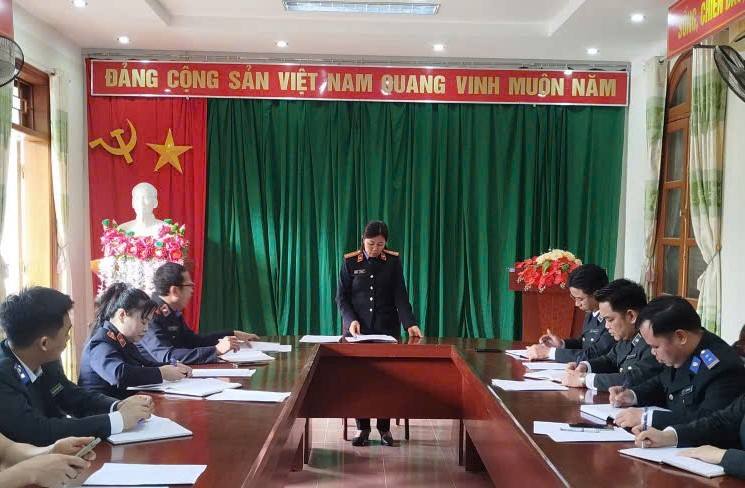 Viện kiểm sát huyện Bắc Mê trực tiếp kiểm sát tại Chi cục thi hành án dân sự cùng cấp