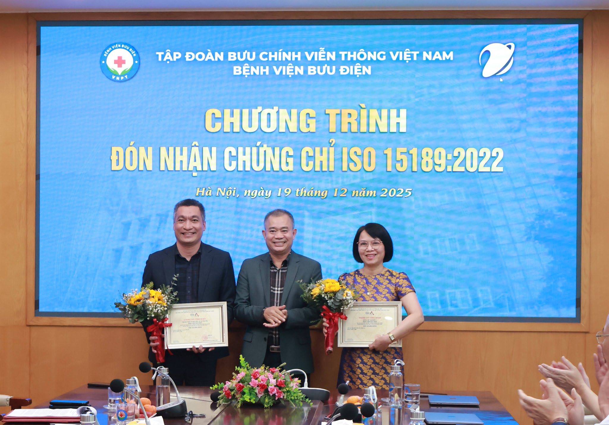 BỆNH VIỆN BƯU ĐIỆN ĐÓN NHẬN CHỨNG CHỈ ISO 15189:2022- KHẲNG ĐỊNH CHẤT LƯỢNG XÉT NGHIỆM THEO TIÊU CHUẨN QUỐC TẾ