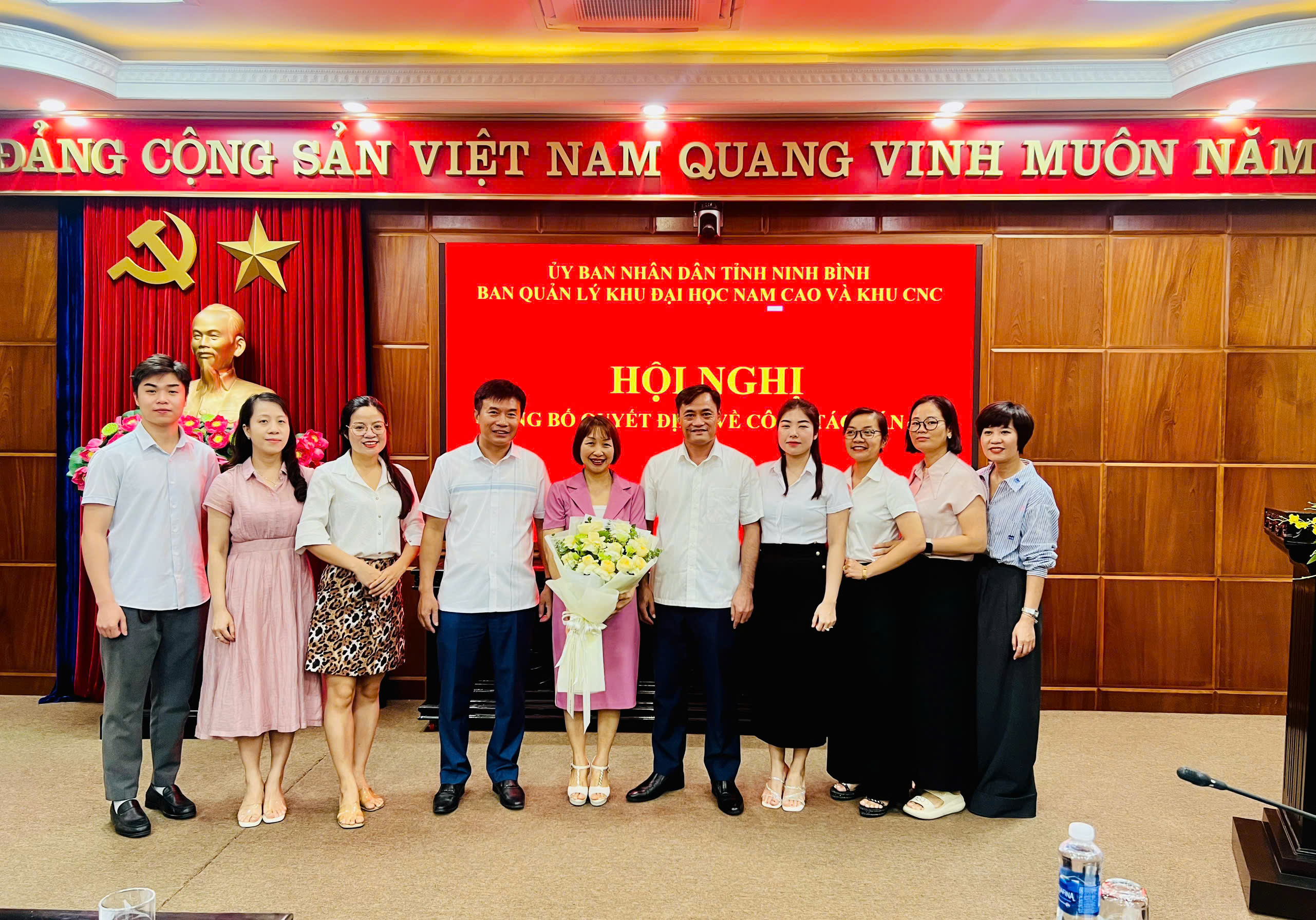Hội nghị công bố Quyết định về công tác cán bộ