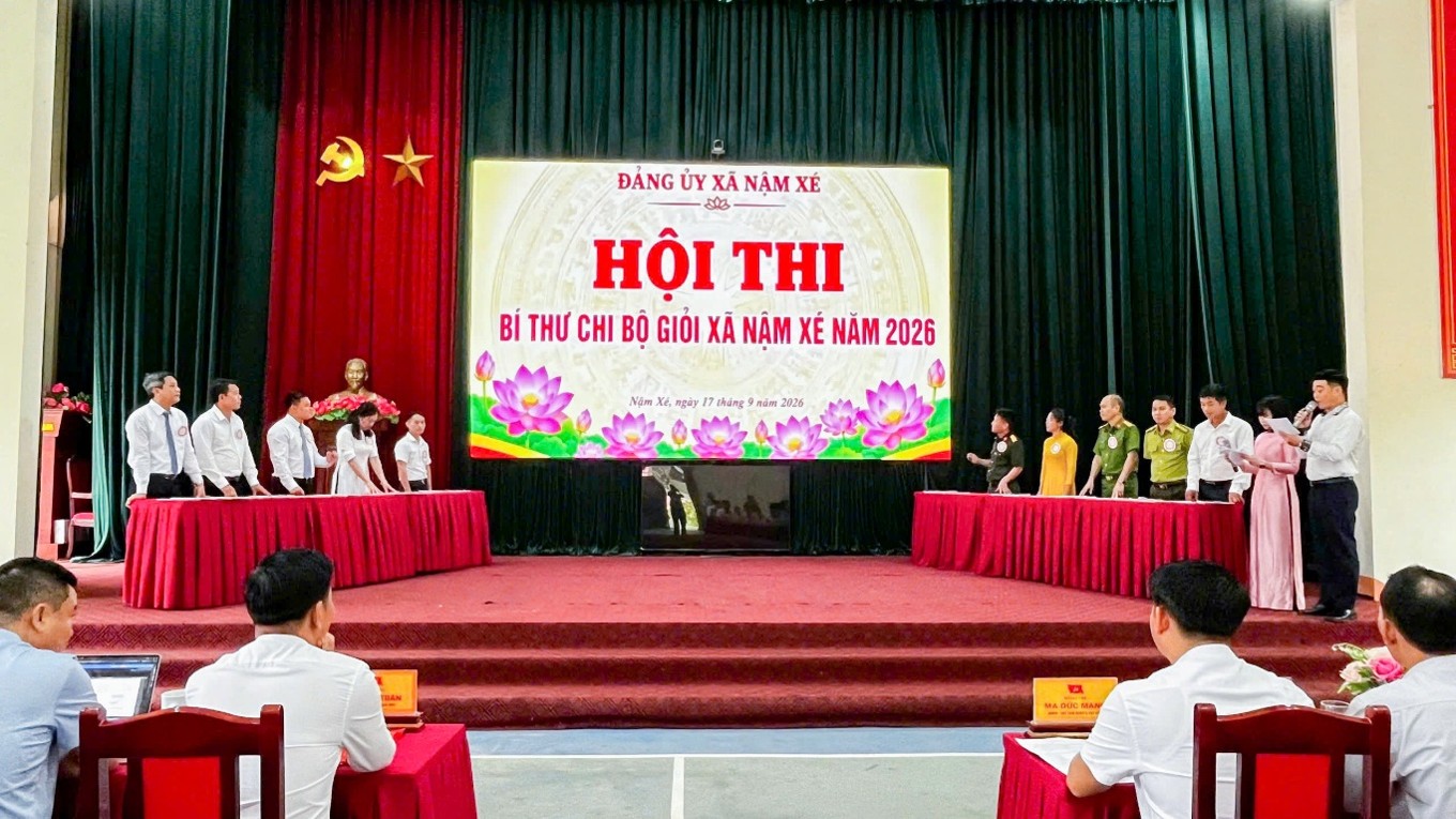 Chi bộ Khu bảo tồn tham gia Hội thi Bí thư chi bộ giỏi xã Nậm Xé năm 2026