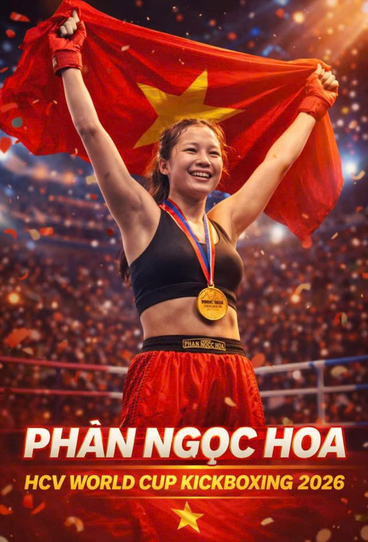 Học sinh Lào Cai giành Huy chương Vàng tại Giải World Cup Kickboxing 2026