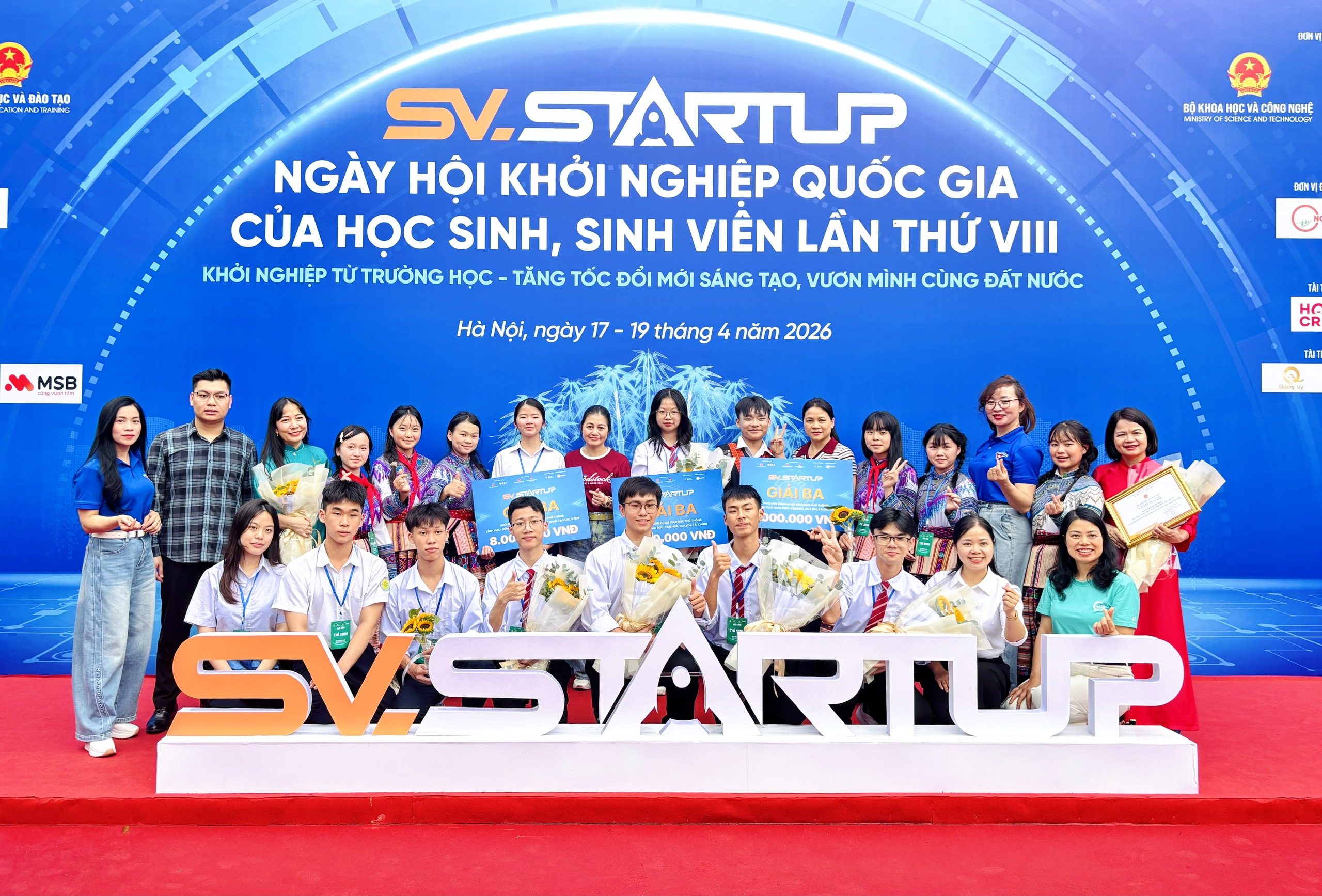 Lào Cai đạt 3 giải Ba tại Chung kết Cuộc thi “Học sinh, sinh viên với ý tưởng khởi nghiệp” lần thứ VIII