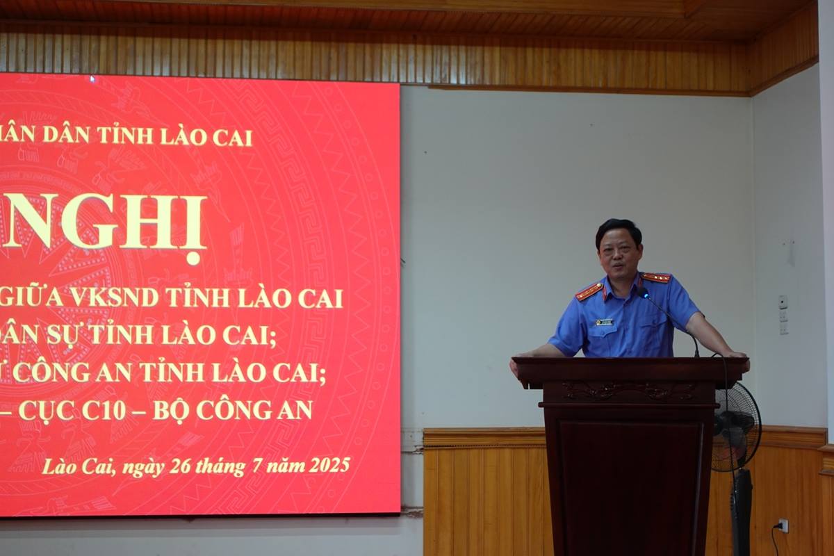 VKSND dân tỉnh lào Cai tổ chức lễ ký quy chế phối hợp với 3 cơ quan