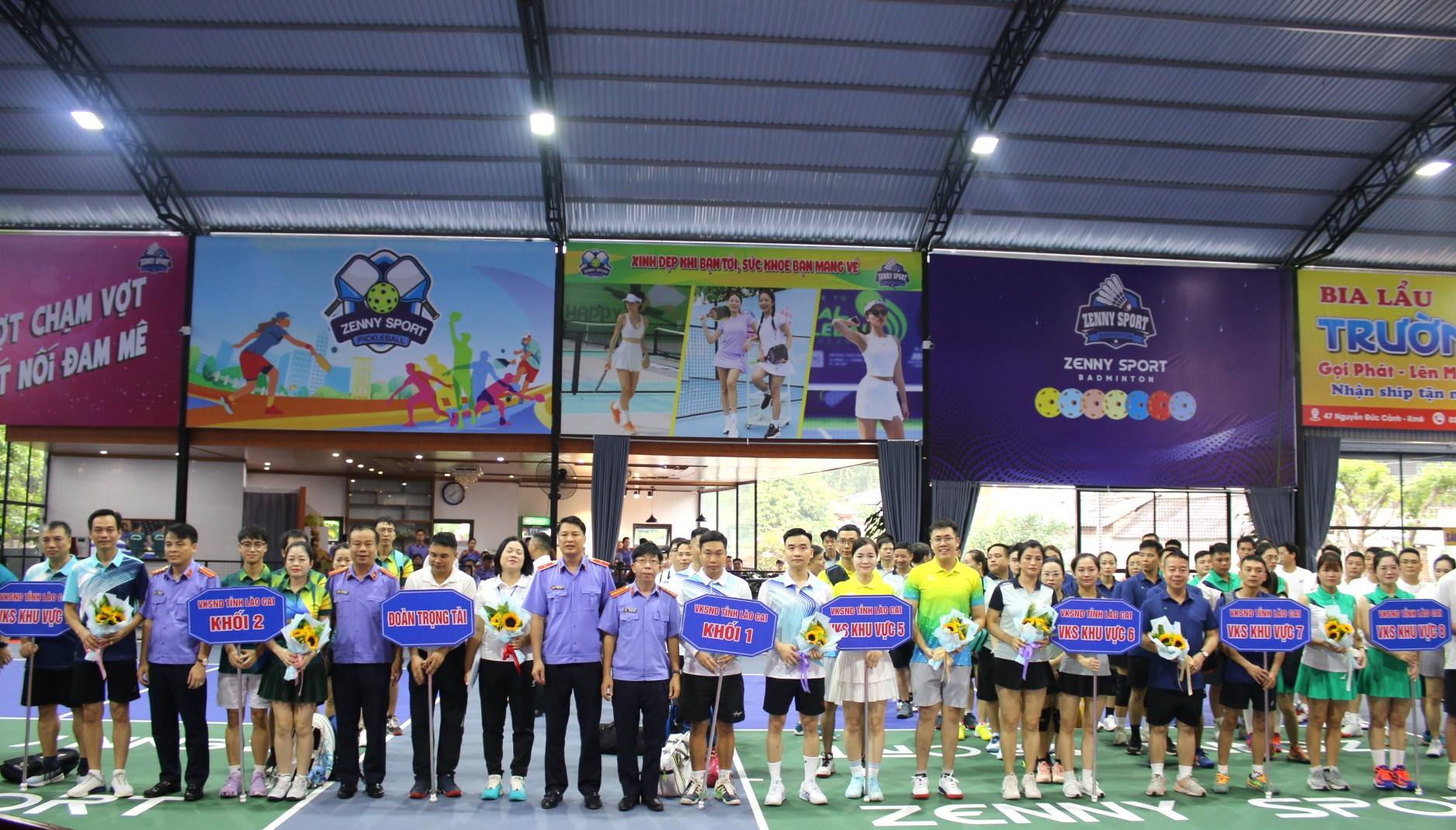 Sôi nổi Giải Pickleball ngành Kiểm sát nhân dân tỉnh Lào Cai chào mừng 65 năm thành lập Ngành