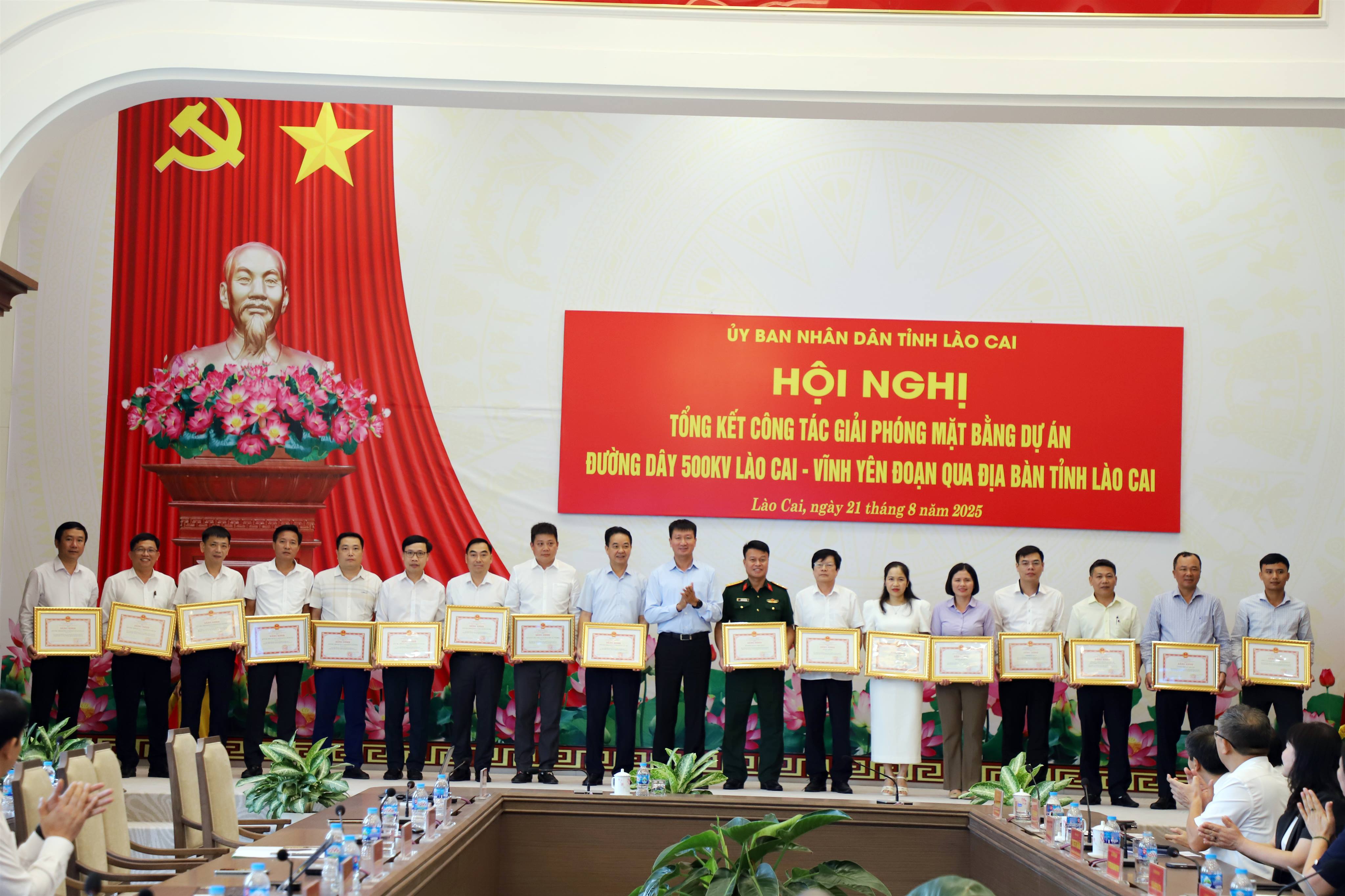 Lào Cai hoàn thành công tác giải phóng mặt bằng Dự án đường dây 500 kV Vĩnh Yên - Lào Cai đoạn qua tỉnh Lào Cai