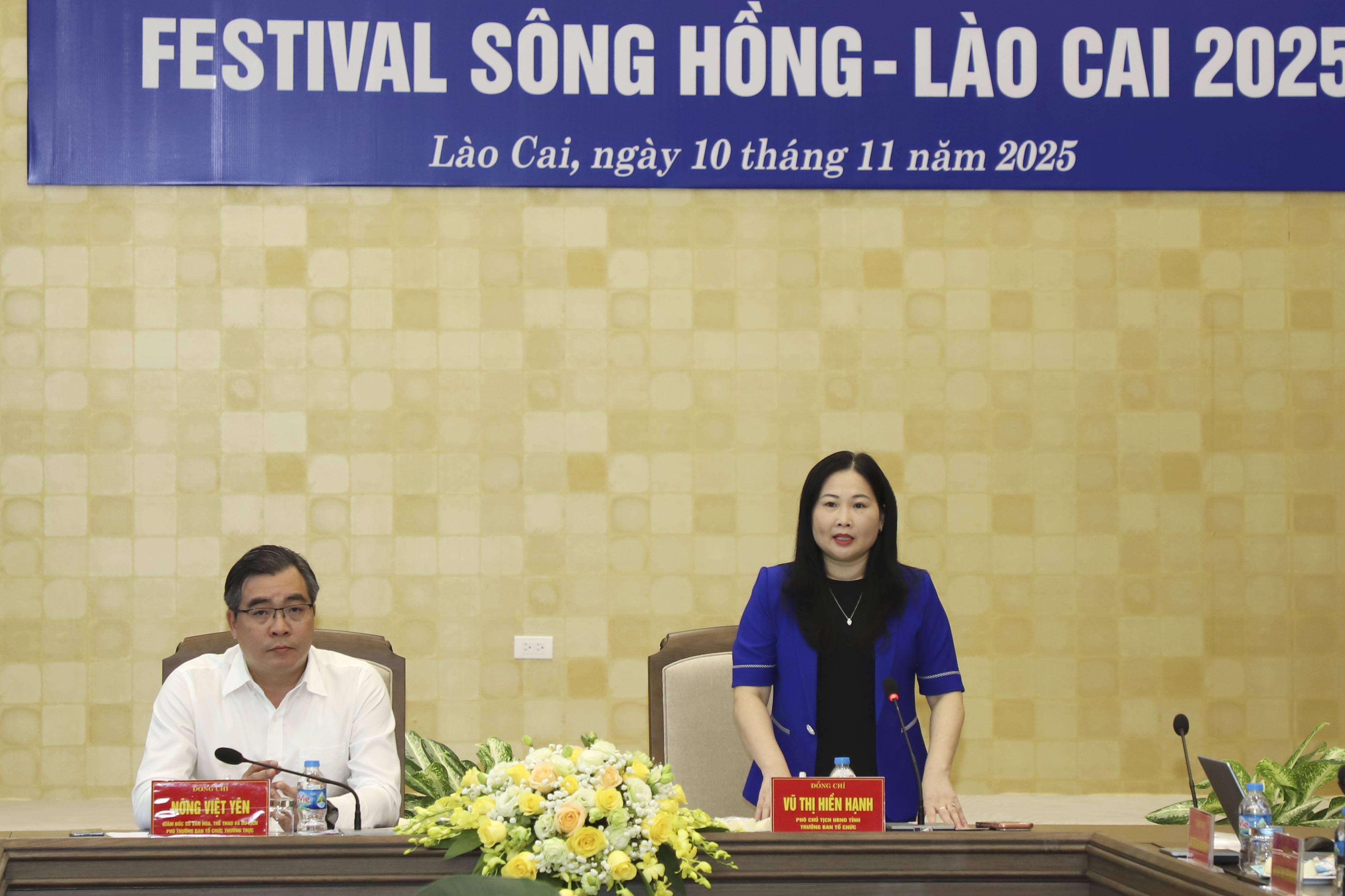 Họp báo Festival Sông Hồng - Lào Cai năm 2025