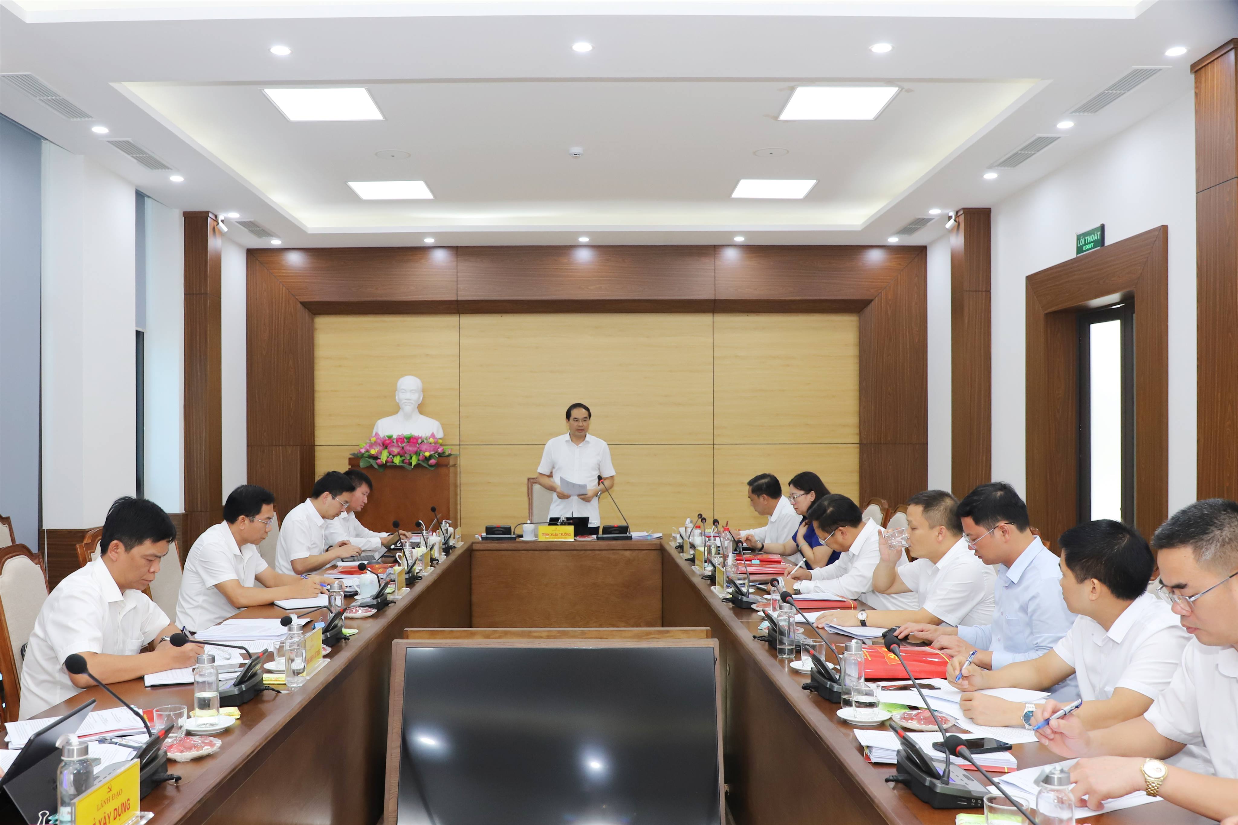Thường trực Tỉnh ủy duyệt Văn kiện Đại hội Đảng bộ xã Mường Khương