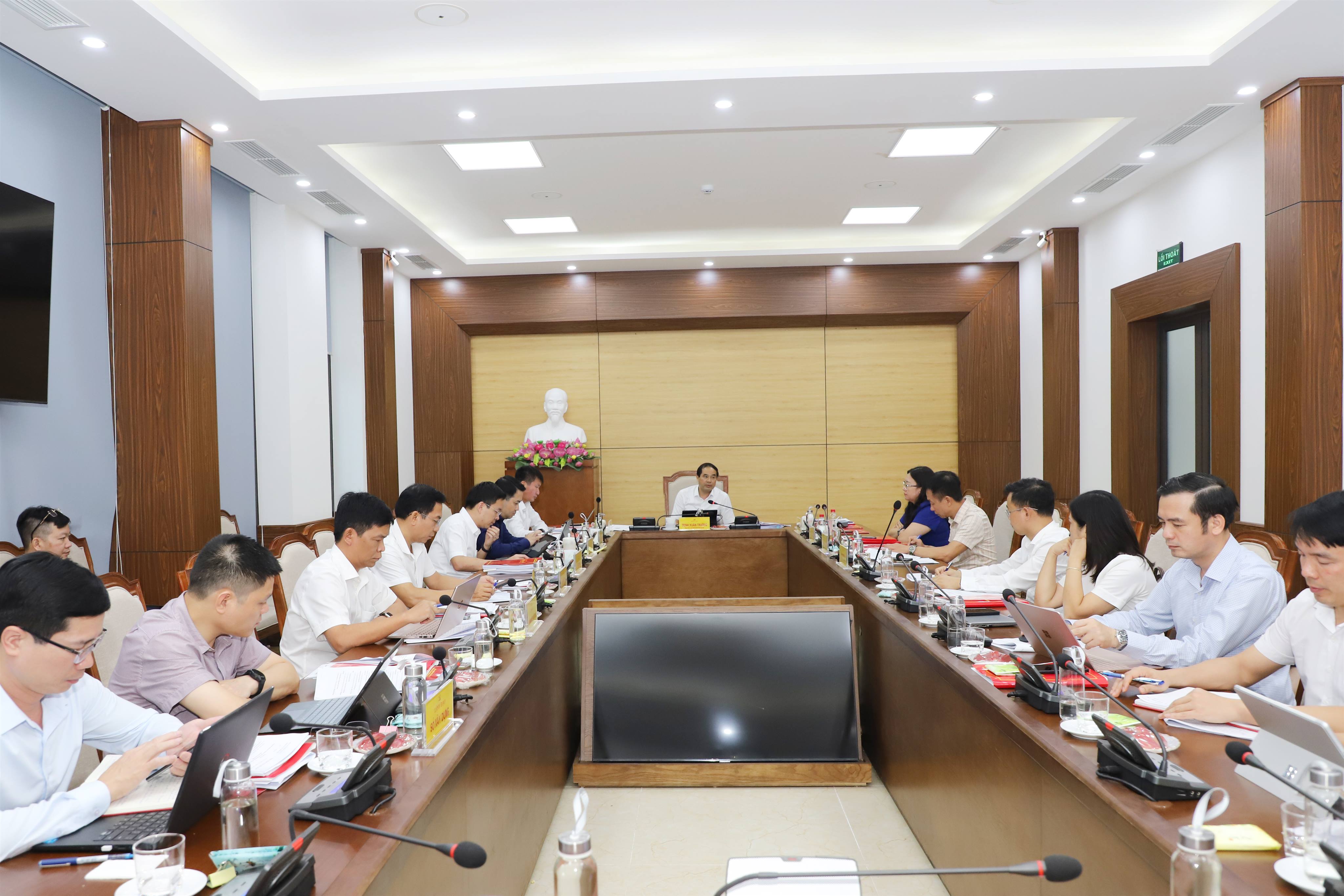 Thường trực Tỉnh ủy duyệt Văn kiện Đại hội Đảng bộ xã Bắc Hà