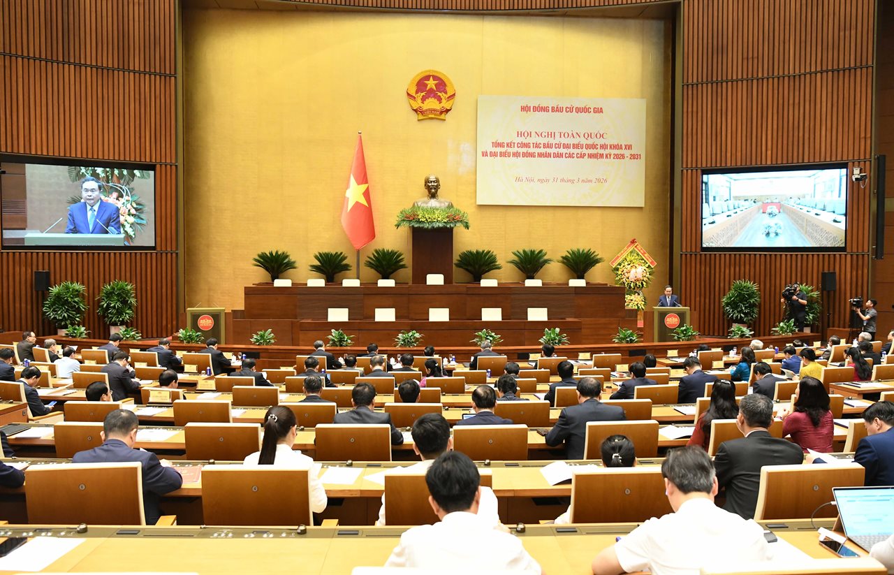 Tổng kết công tác bầu cử đại biểu Quốc hội khóa XVI và HĐND các cấp nhiệm kỳ 2026-2031