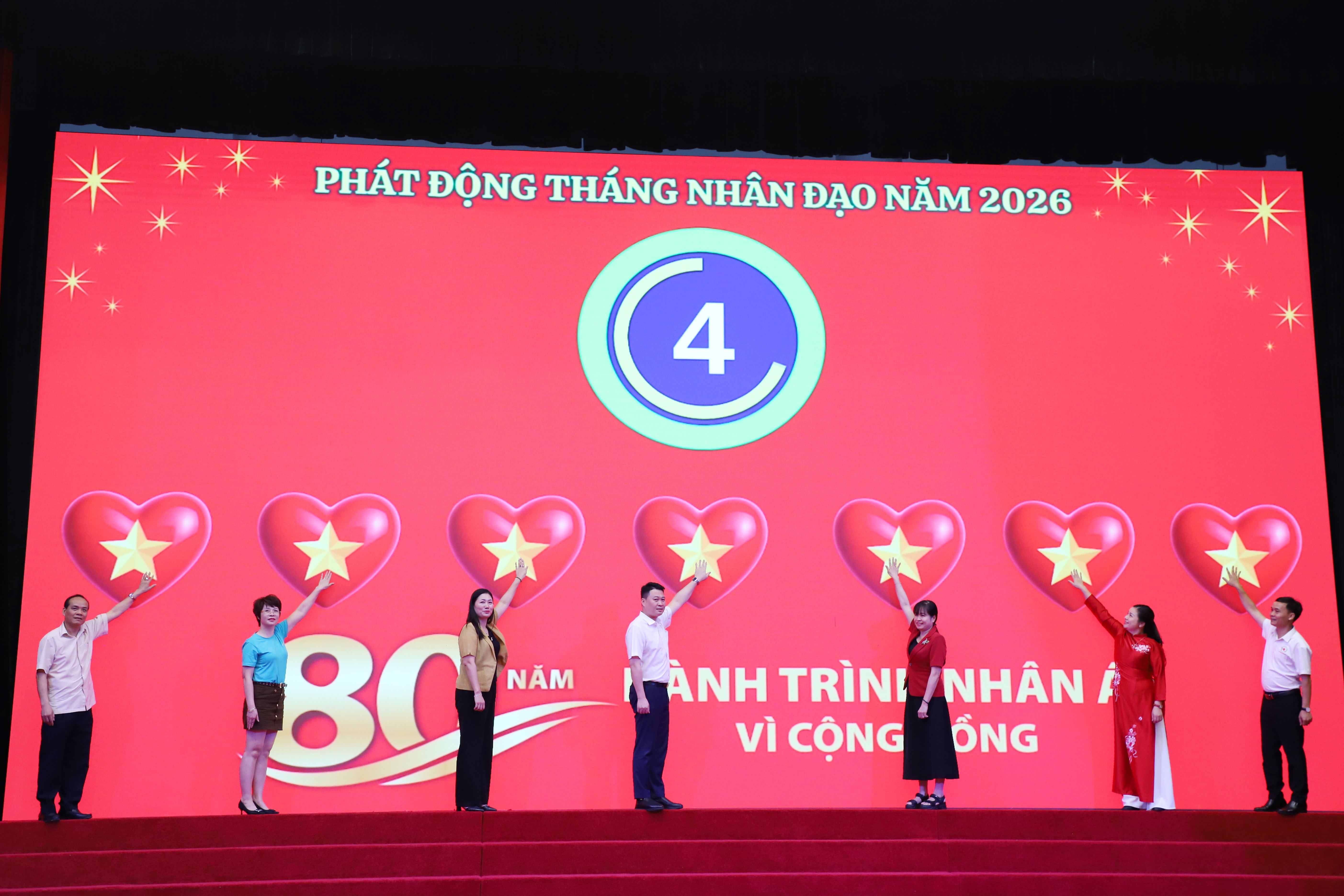 Lễ phát động Tháng Nhân đạo năm 2026: “80 năm - Hành trình nhân ái vì cộng đồng”