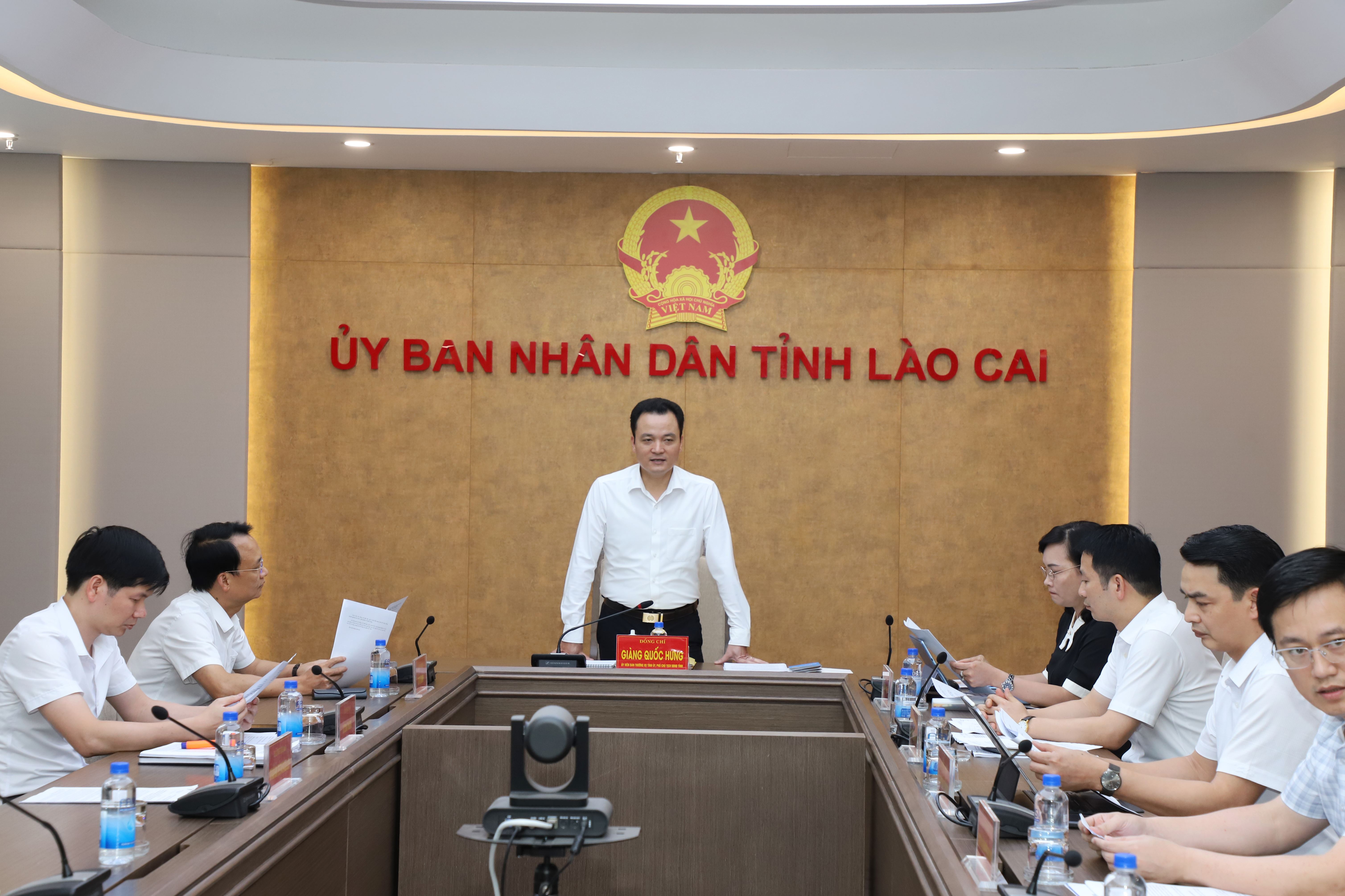 Chuẩn bị chu đáo cho Đoàn đại biểu tỉnh Lào Cai tham dự Hội nghị thường niên lần thứ 6 giữa các Bí thư Tỉnh uỷ, Phiên họp lần thứ 12 Nhóm Công tác liên hợp