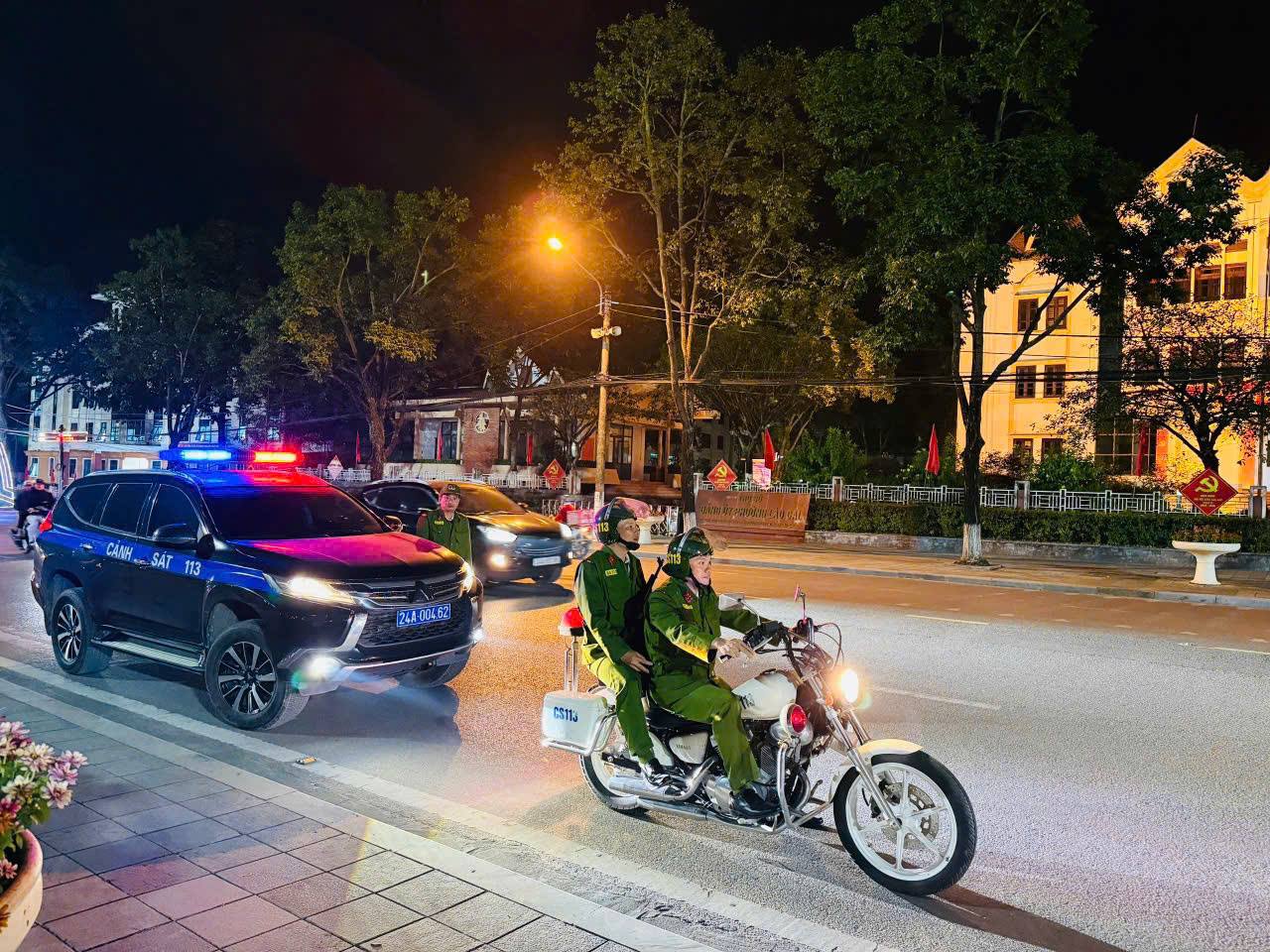 Công an tỉnh Lào Cai tăng cường tuần tra, kiểm soát bảo đảm an ninh, trật tự Đại hội Đại biểu toàn quốc lần thứ XIV của Đảng