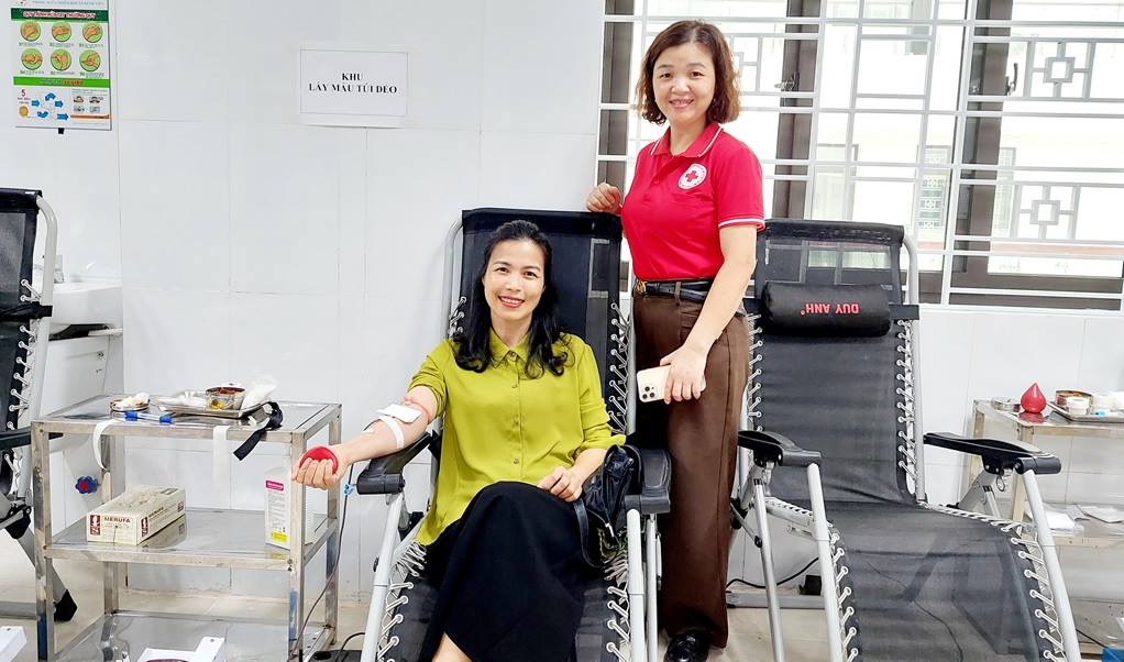 Hội Chữ thập đỏ tỉnh Lào Cai vận động được 200 đơn vị máu trong tháng 7/2025