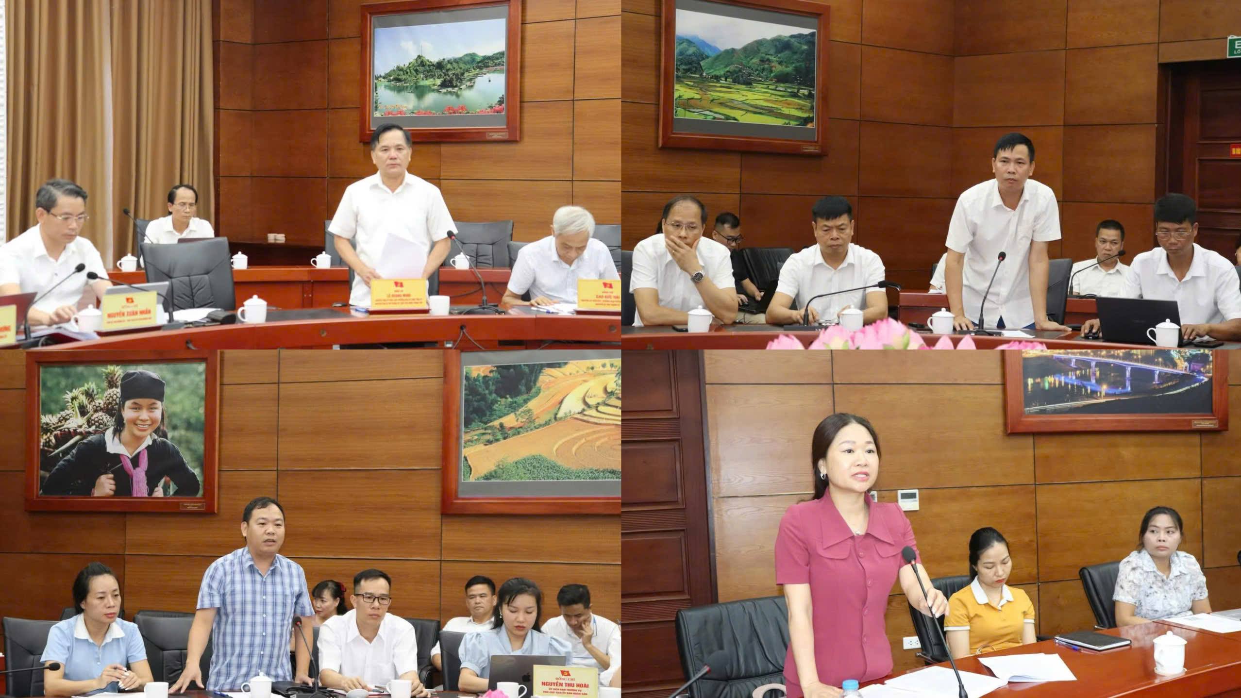 Đảng bộ phường Cam Đường lấy ý kiến góp ý vào dự thảo các văn kiện trình Đại hội