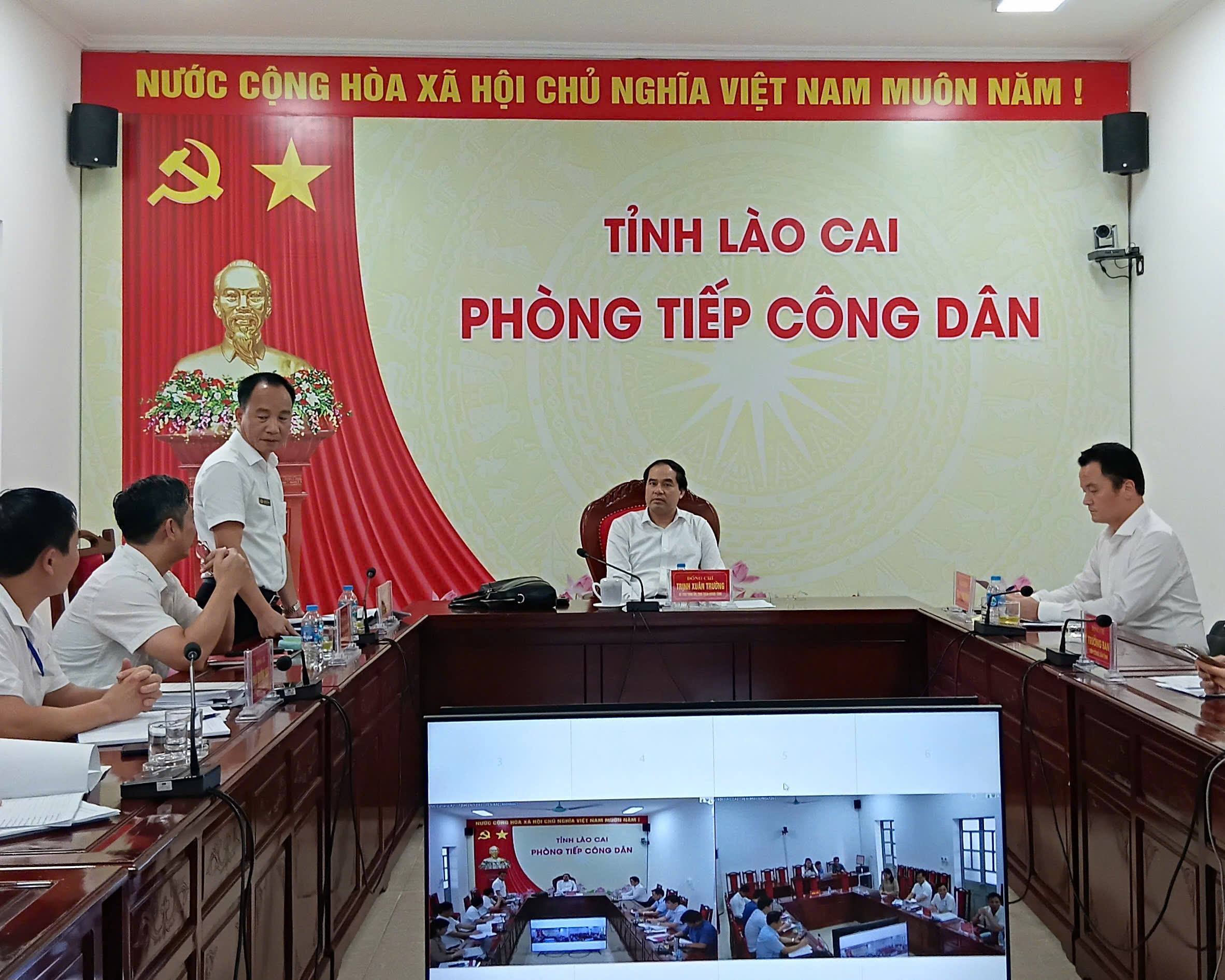 Đồng chí Bí thư Tỉnh uỷ, Chủ tịch HĐND tỉnh Lào Cai tổ chức phiên tiếp công dân đầu tiên sau sáp nhập tỉnh