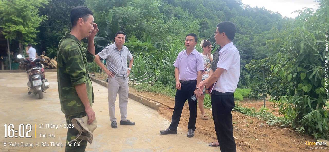 XÃ XUÂN QUANG TRIỂN KHAI QUYẾT LIỆT CÔNG TÁC PHÒNG CHỐNG BÃO SỐ 3 (Wipha) THEO PHƯƠNG CHÂM 4 TẠI CHỖ