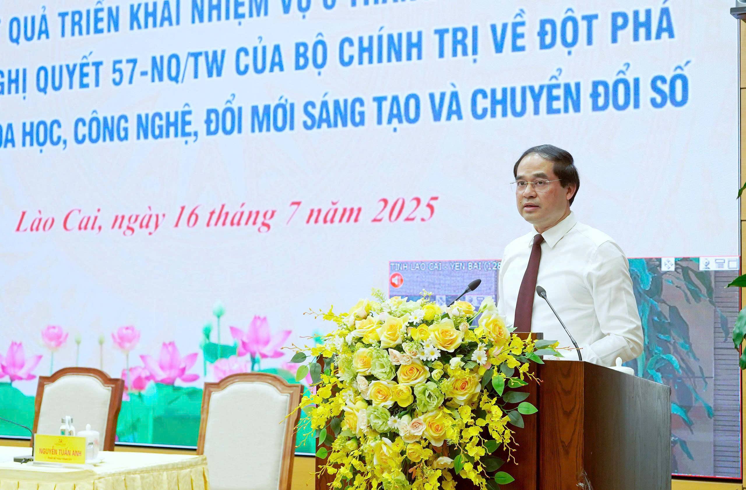 Hội nghị đánh giá kết quả triển khai nhiệm vụ 6 tháng đầu năm 2025 thực hiện Nghị quyết 57-NQ/TW
