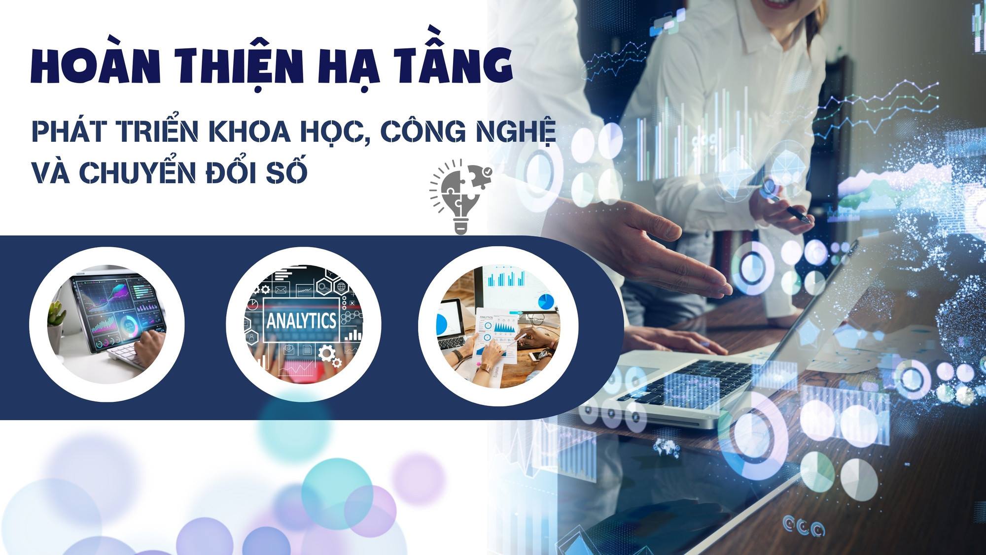 Hoàn thiện hạ tầng phát triển khoa học, công nghệ và chuyển đổi số