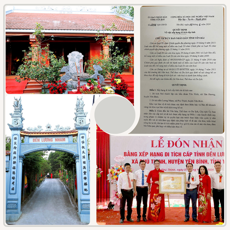 Di tích lịch sử cấp tỉnh đền Lương Nham, phường Văn Phú, tỉnh Lào Cai