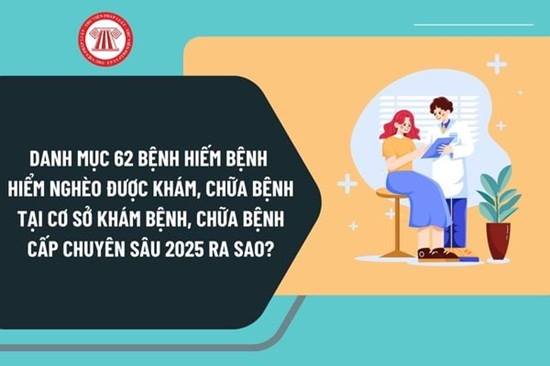 62 bệnh hiếm, hiểm nghèo không cần giấy chuyển tuyến vẫn được hưởng 100% BHYT
